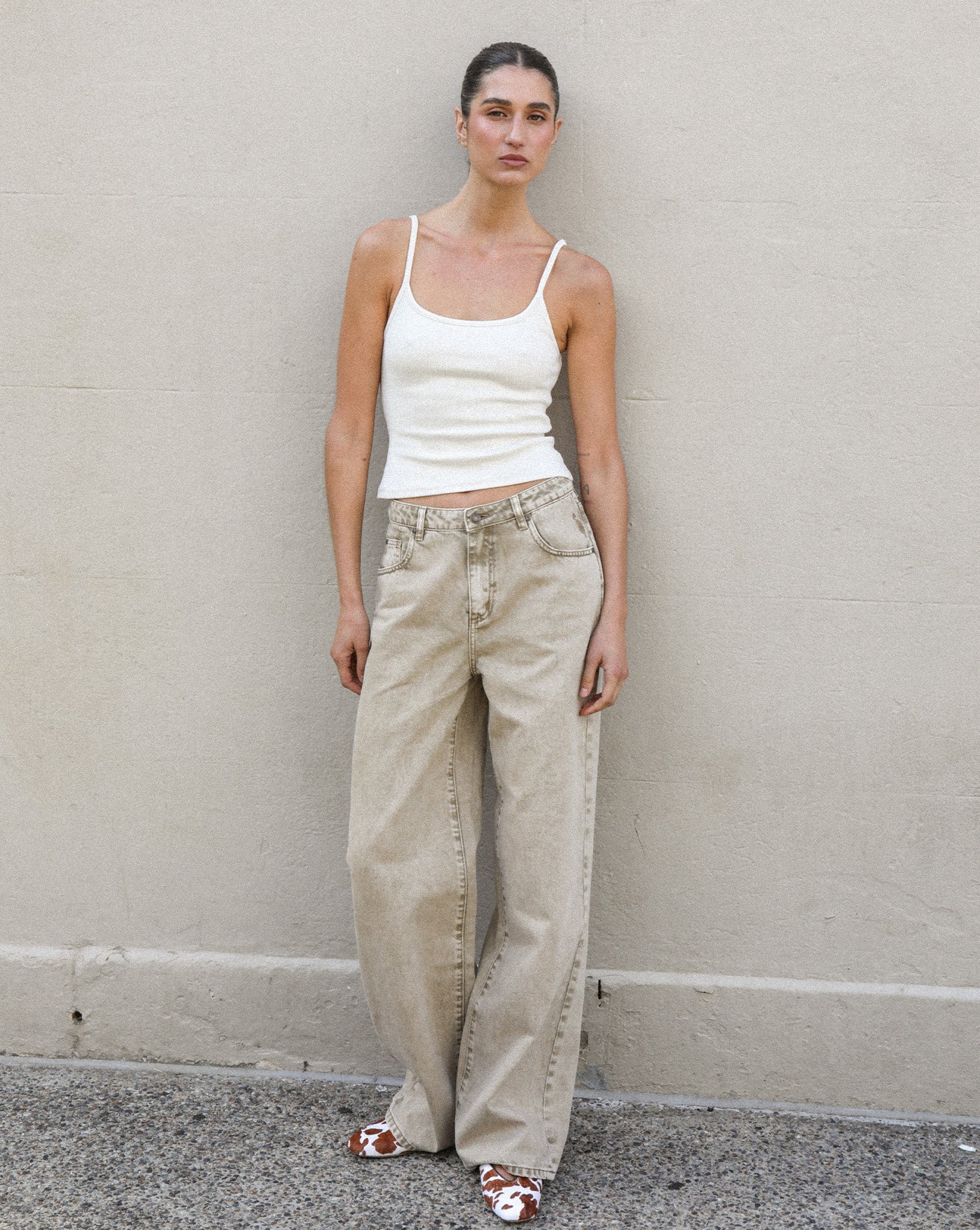 Noah Jeans Beige Regular/Tall