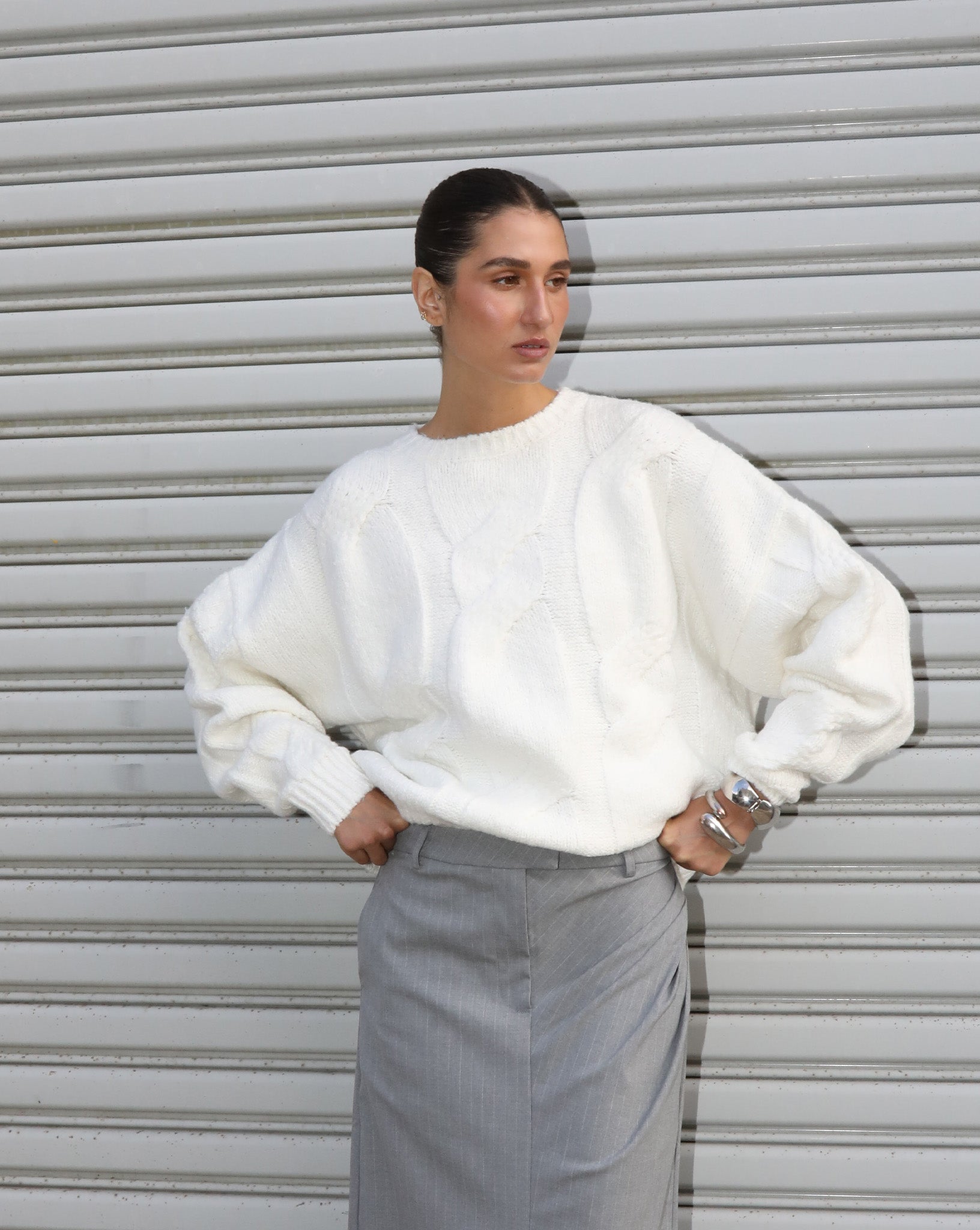 Bimmi Knit Jumper Cream