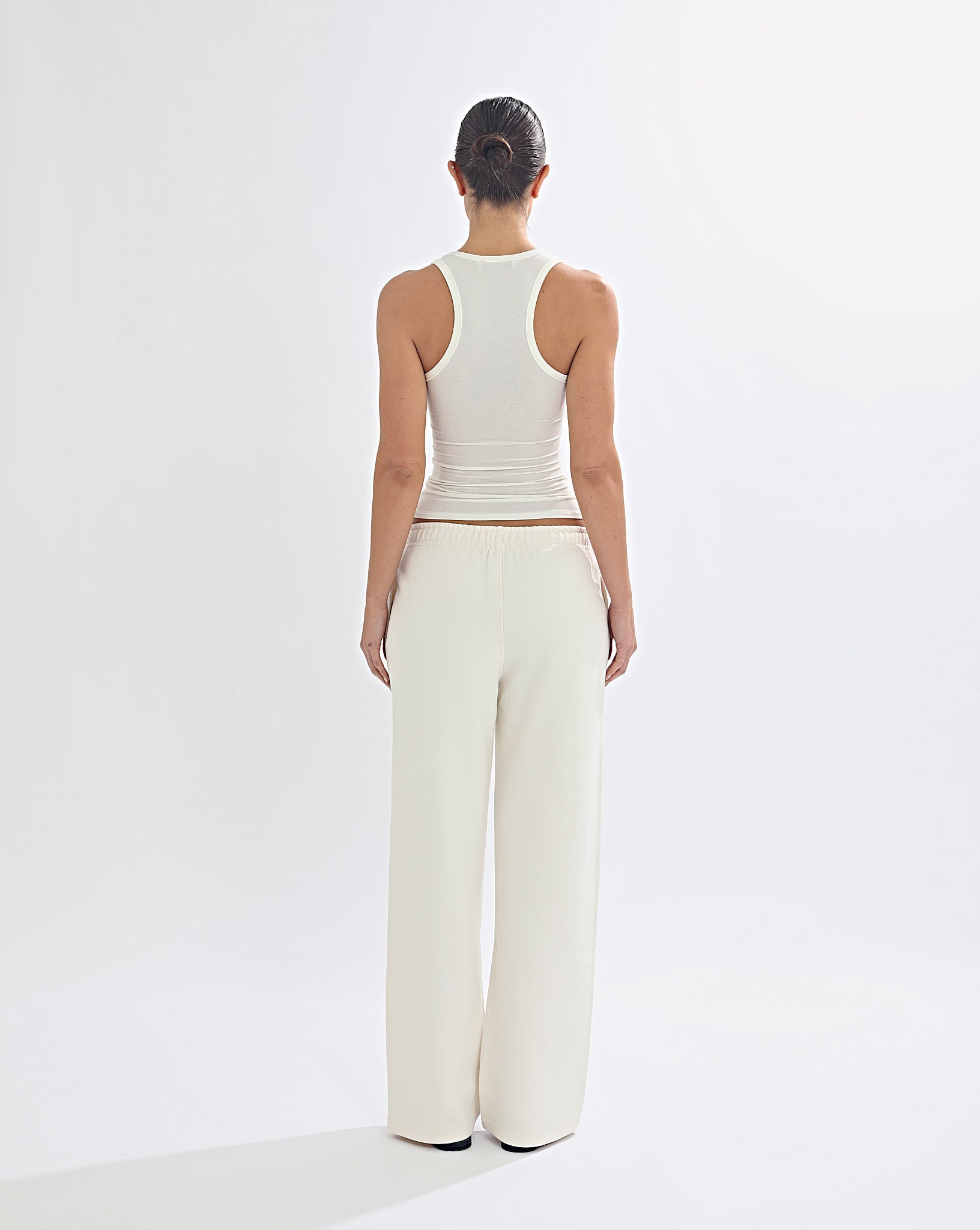 Alfie Trackpant Cream Cropped