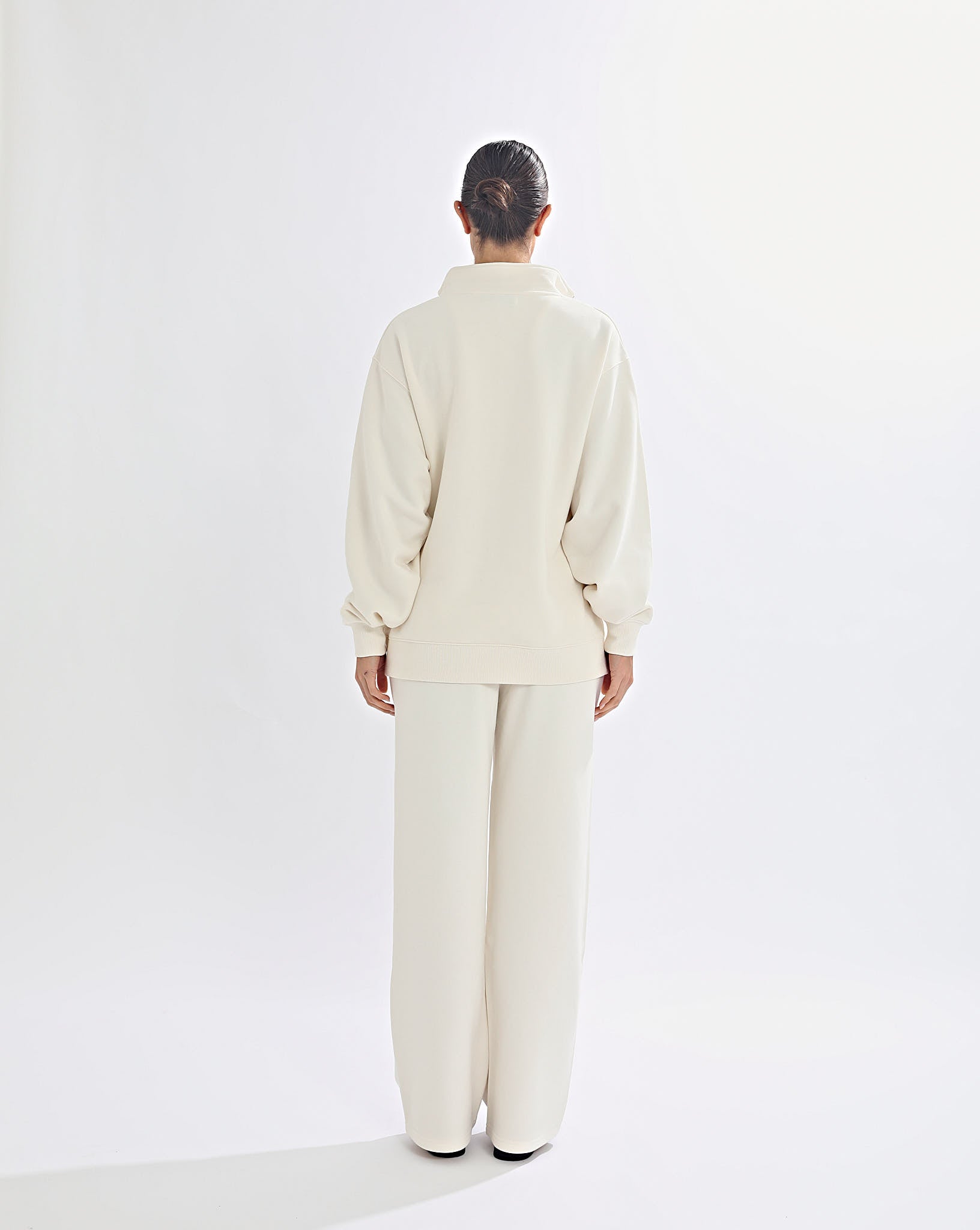 Alfie Zip Jumper Cream