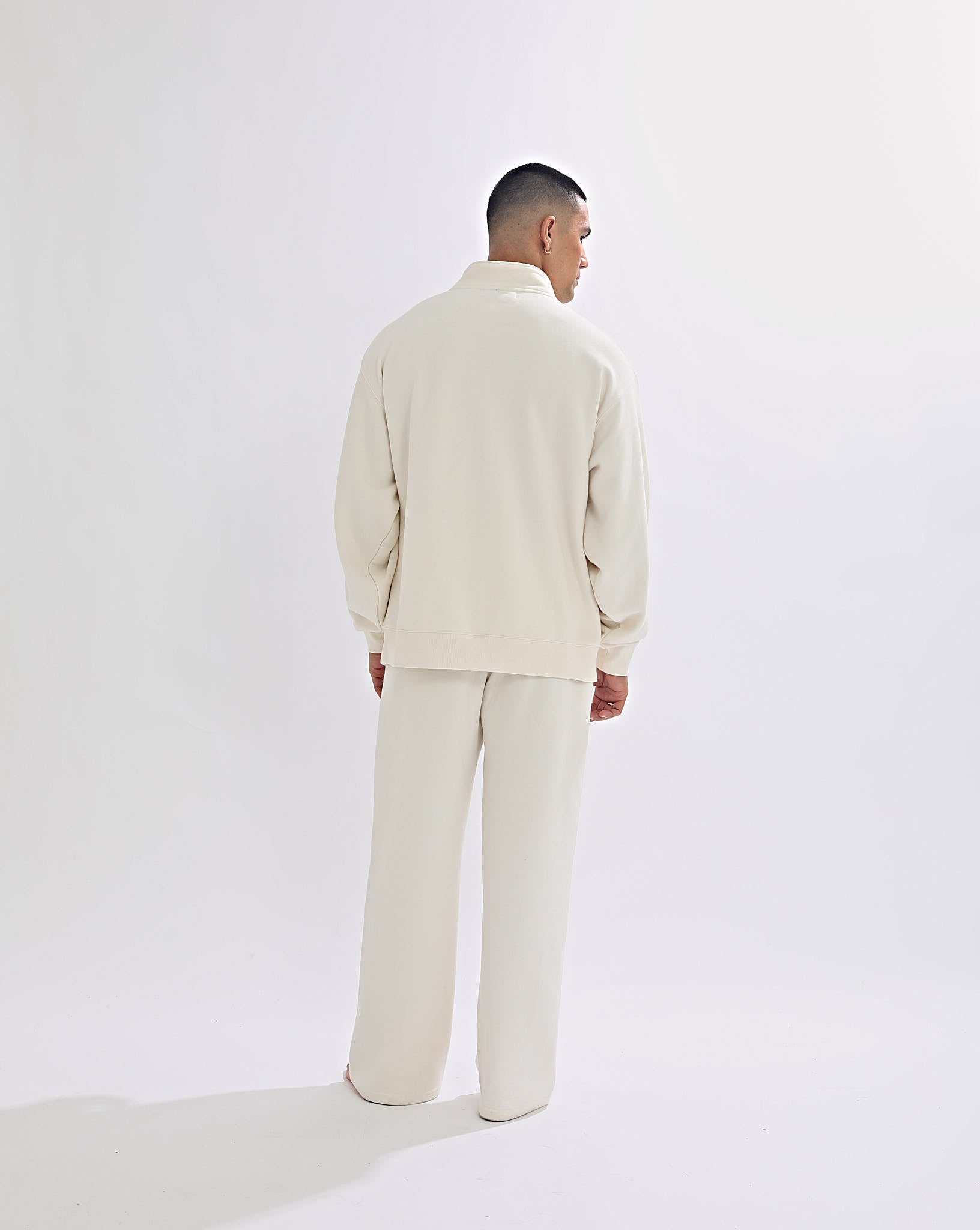 Alfie Zip Jumper Cream