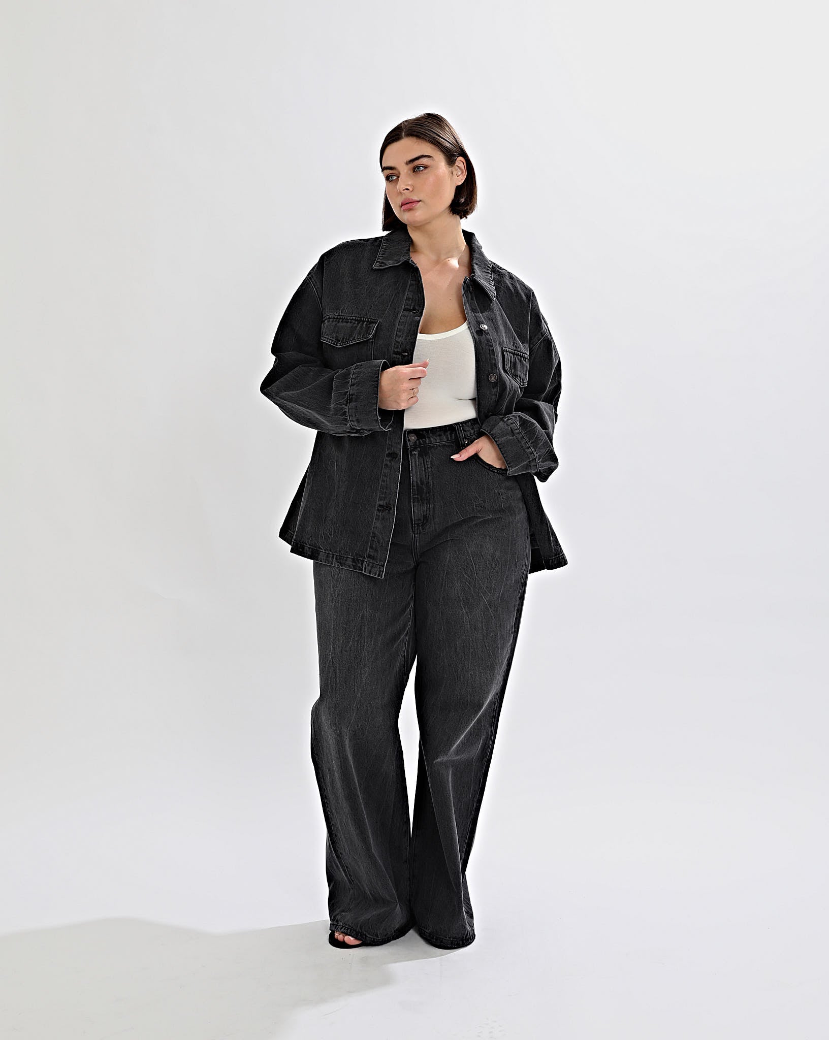 Harley Denim Shirt Black