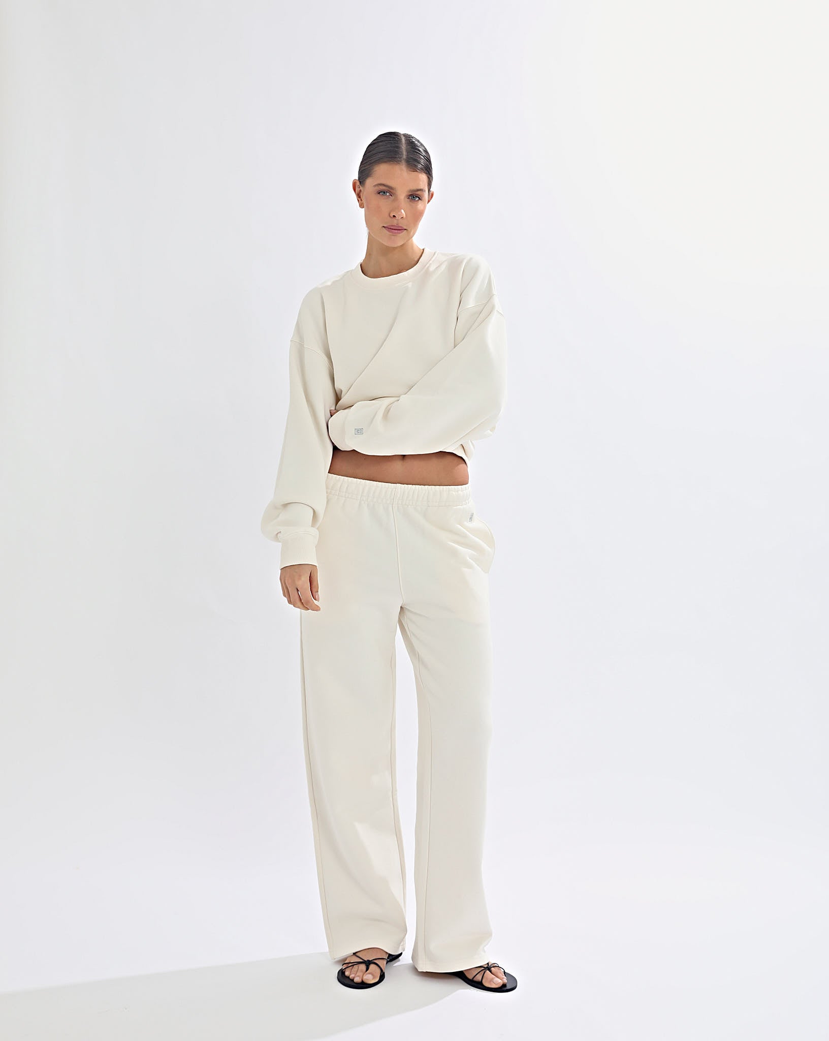 Alfie Crew Neck Cream