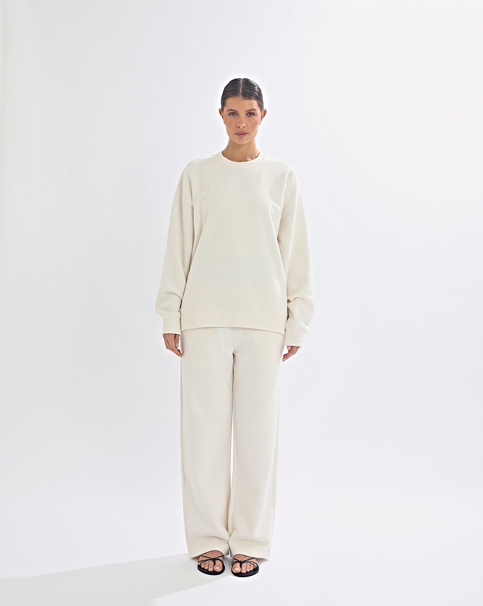 Alfie Crew Neck Cream