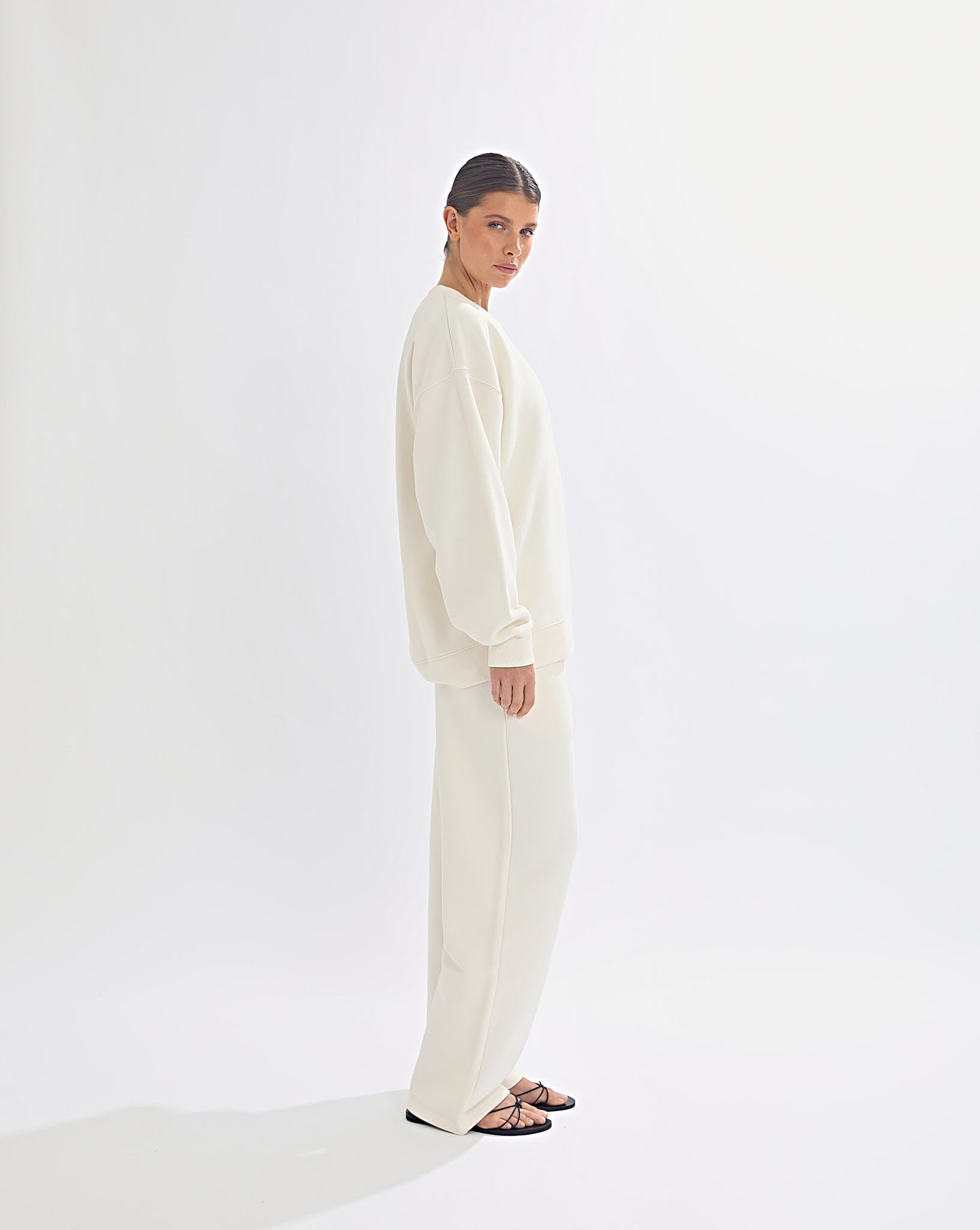 Alfie Crew Neck Cream