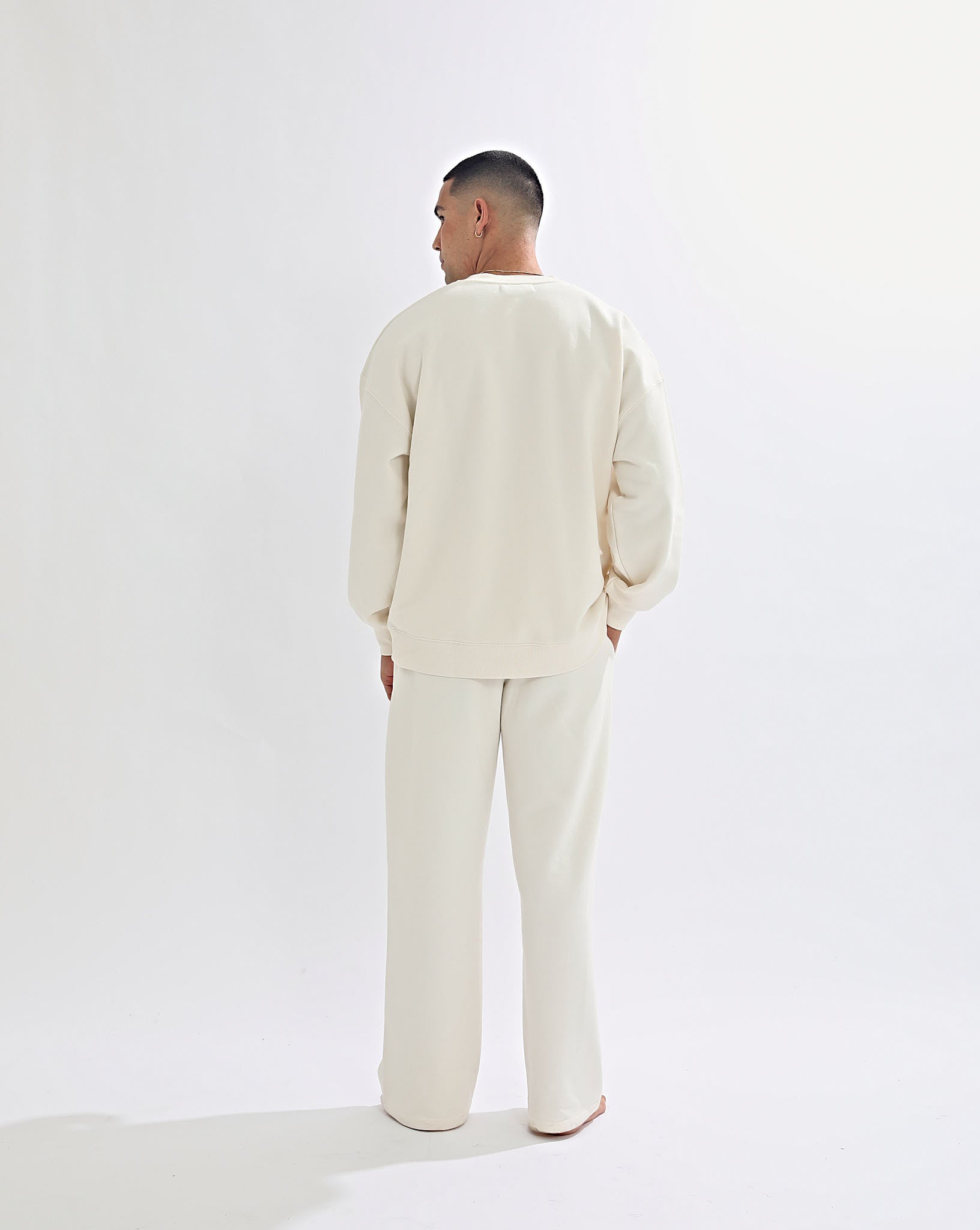 Alfie Crew Neck Cream