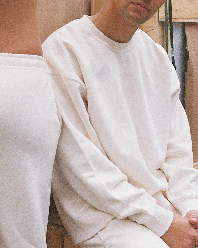 Alfie Crew Neck Cream