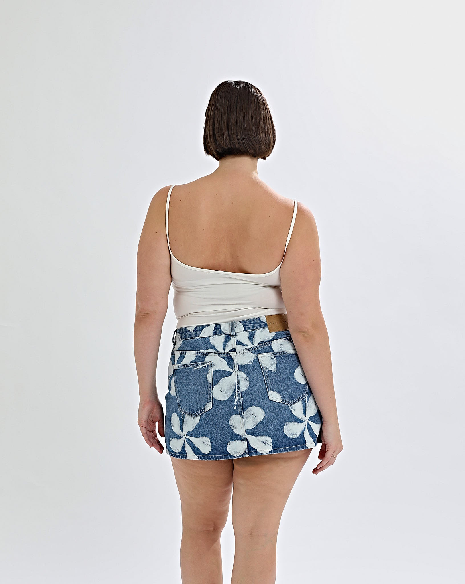 Noah Denim Mini Skirt Frangelica