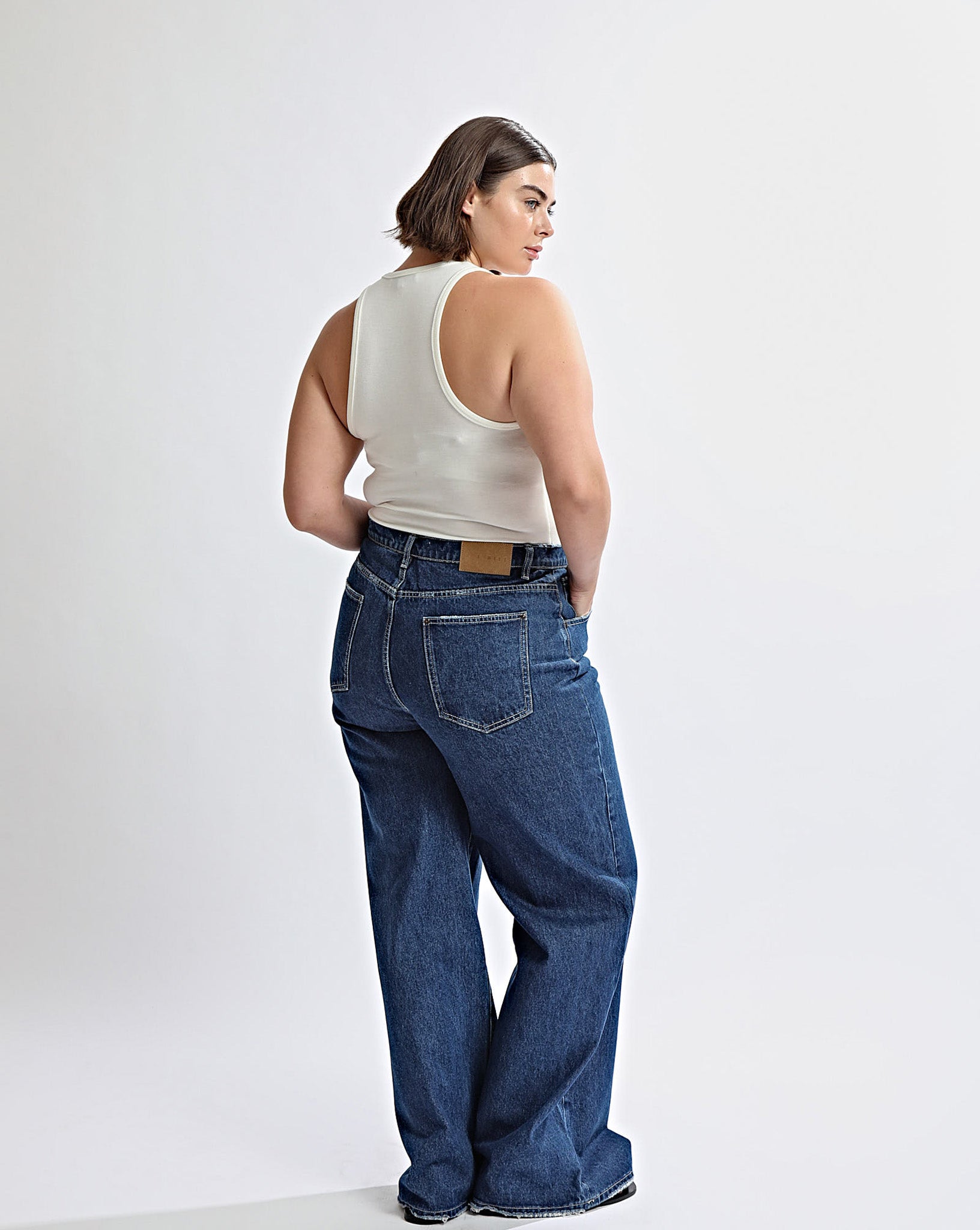 Harley High Rise Jeans Vintage Blue