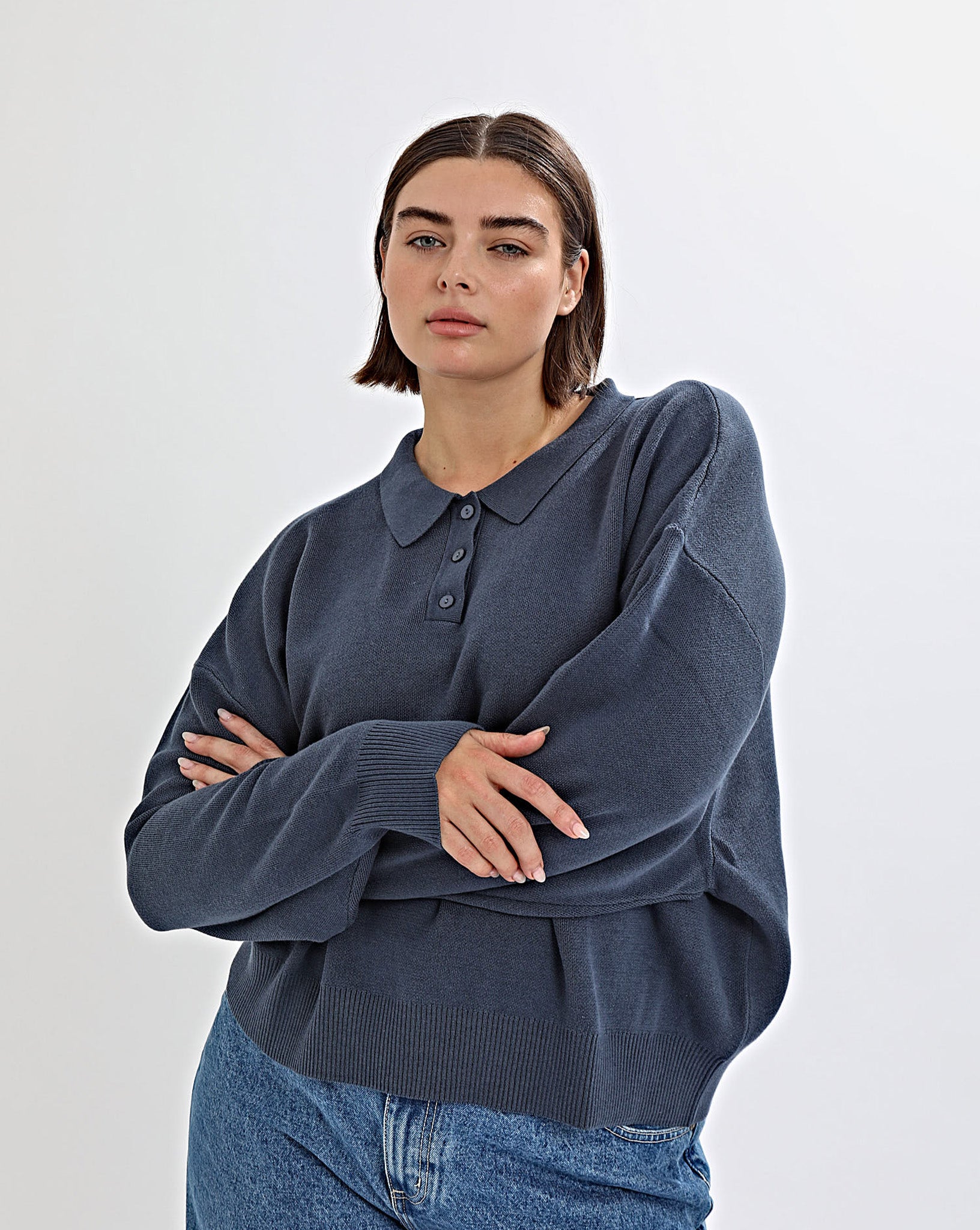 Henri Knit Jersey Navy