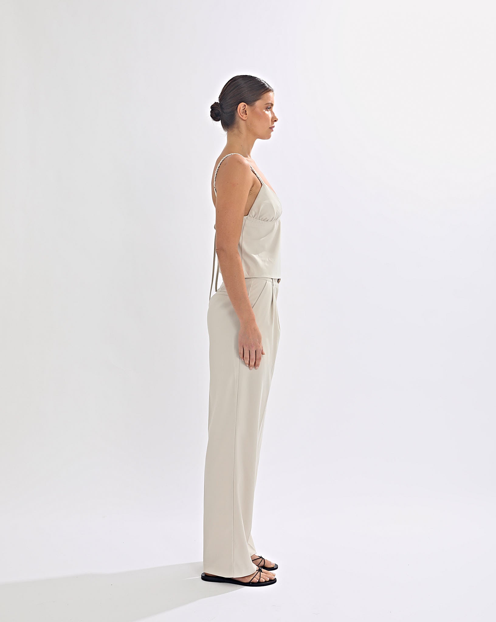 Naomi Trousers Almond