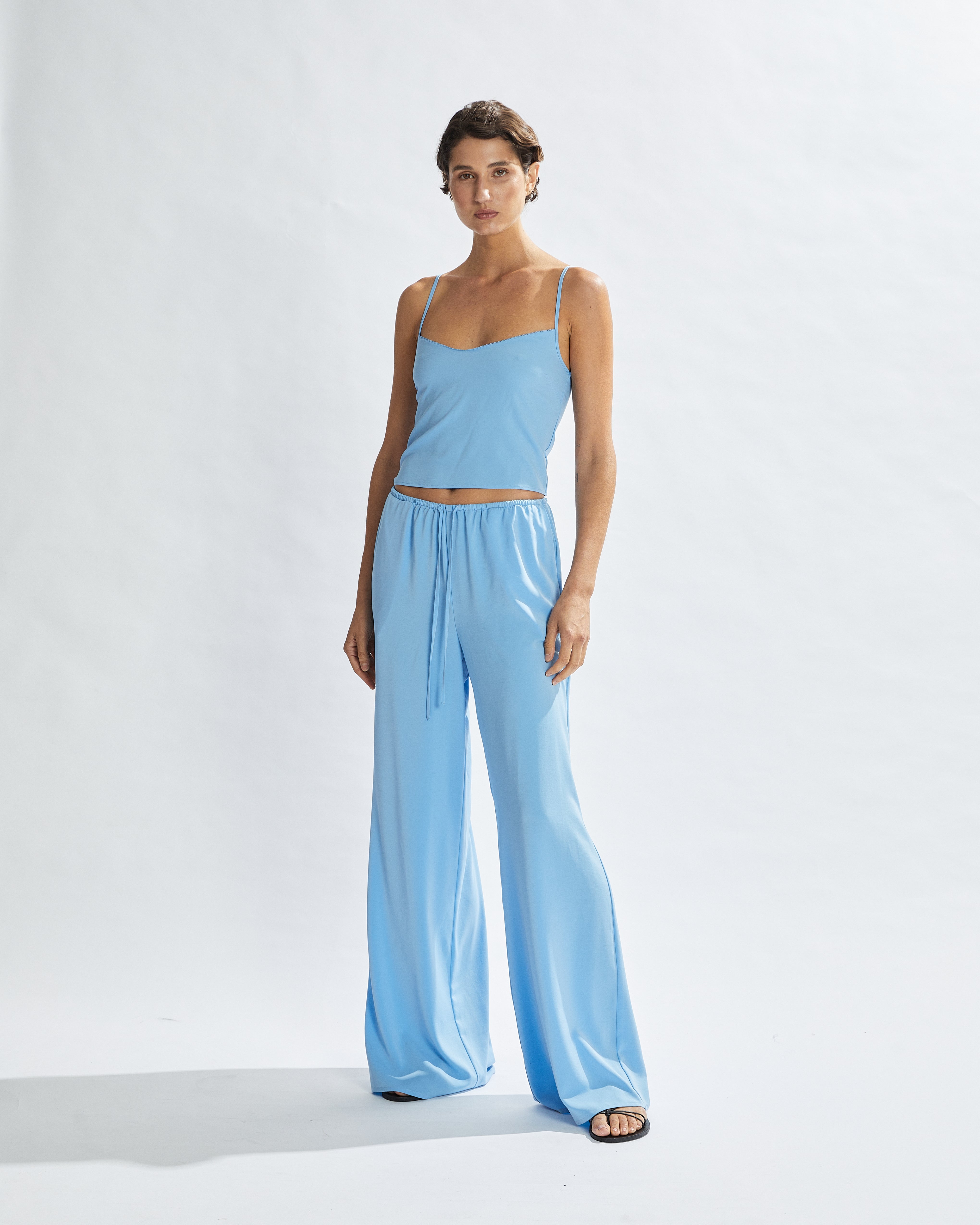 Alias Pants Sky Blue Cropped