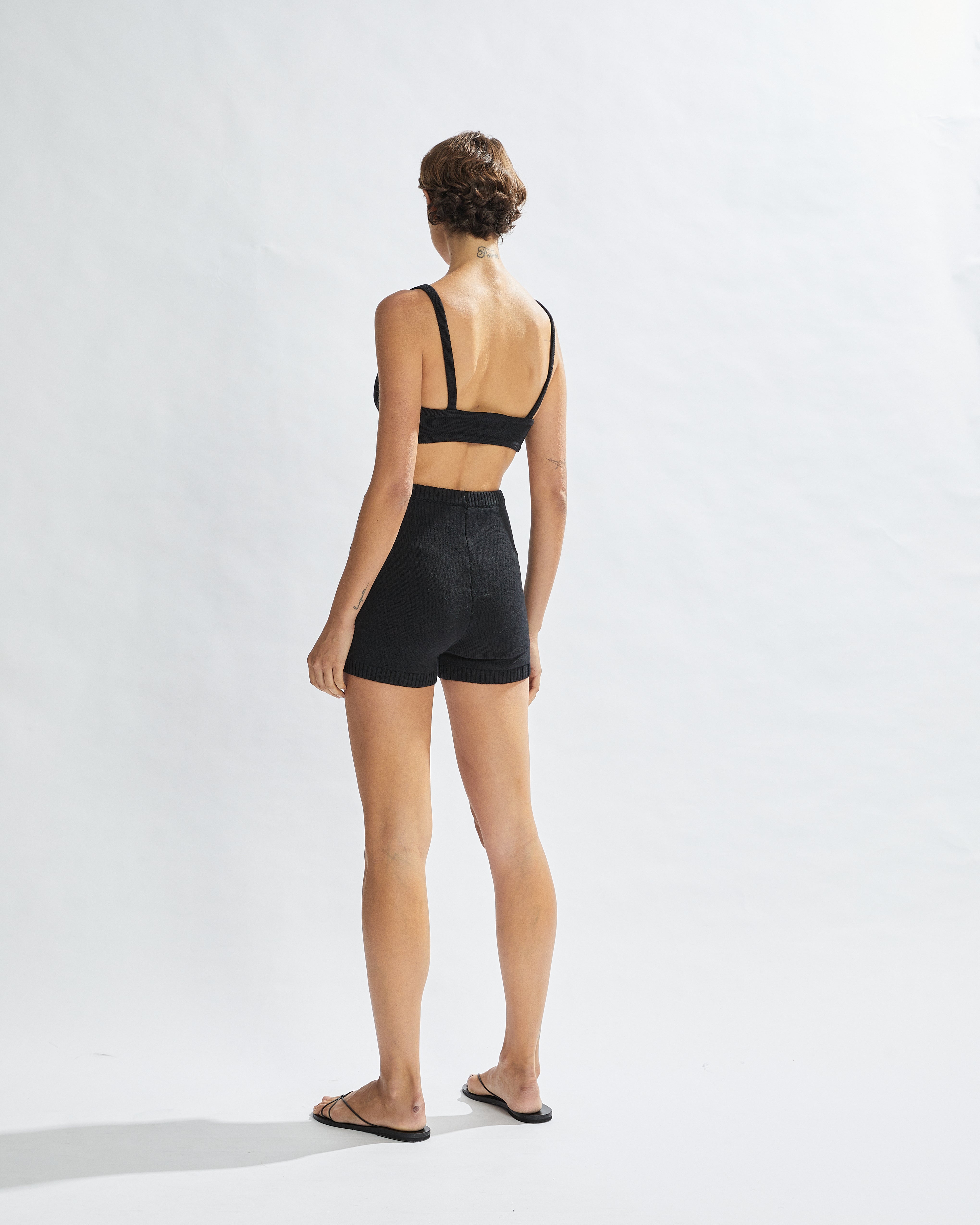 Drew Knit Shorts Black