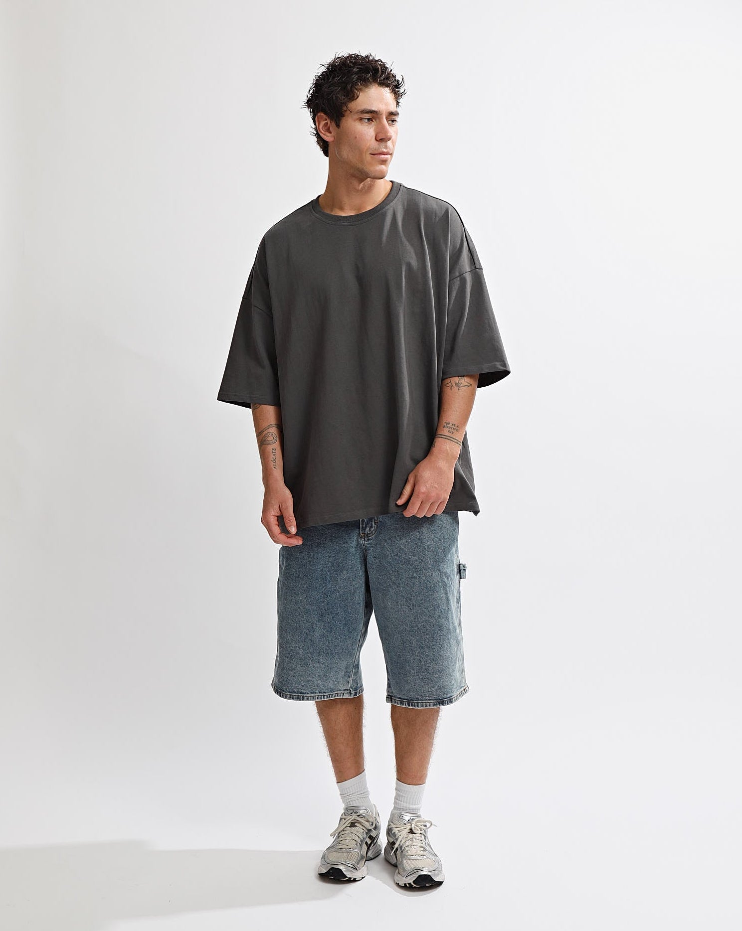 Hunter Oversized Tee Steel