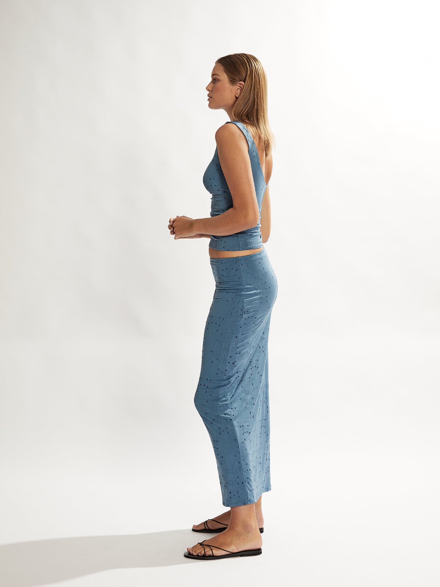 Mia Skirt Marine Blue