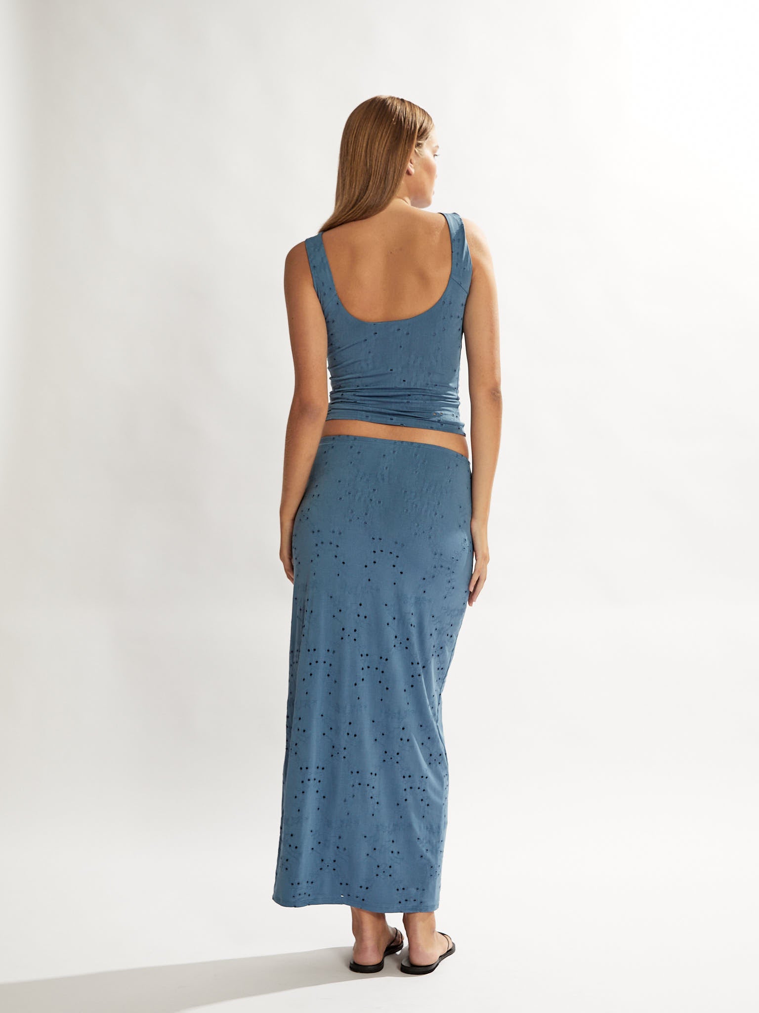 Mia Skirt Marine Blue