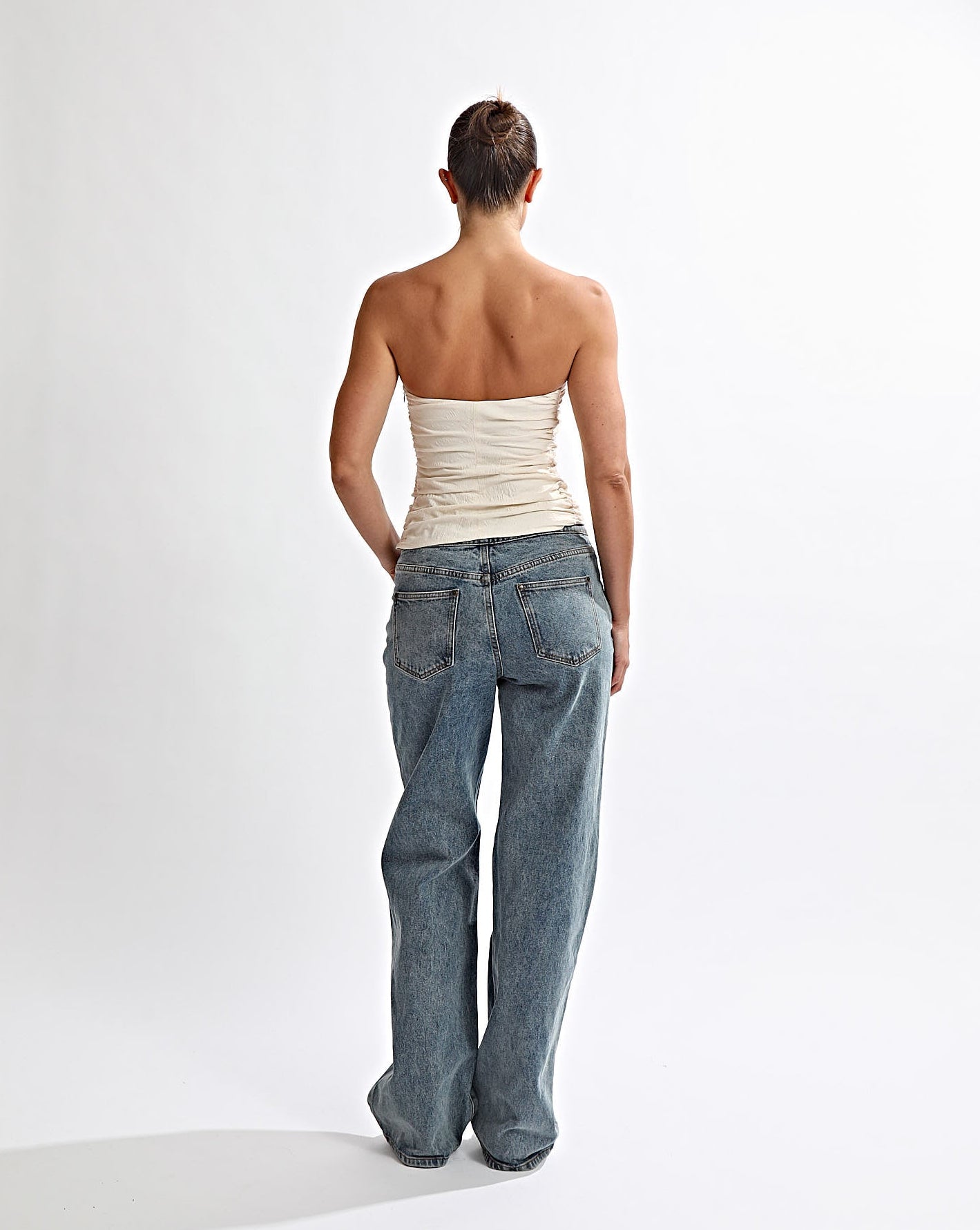 Heidi Strapless Top Cream