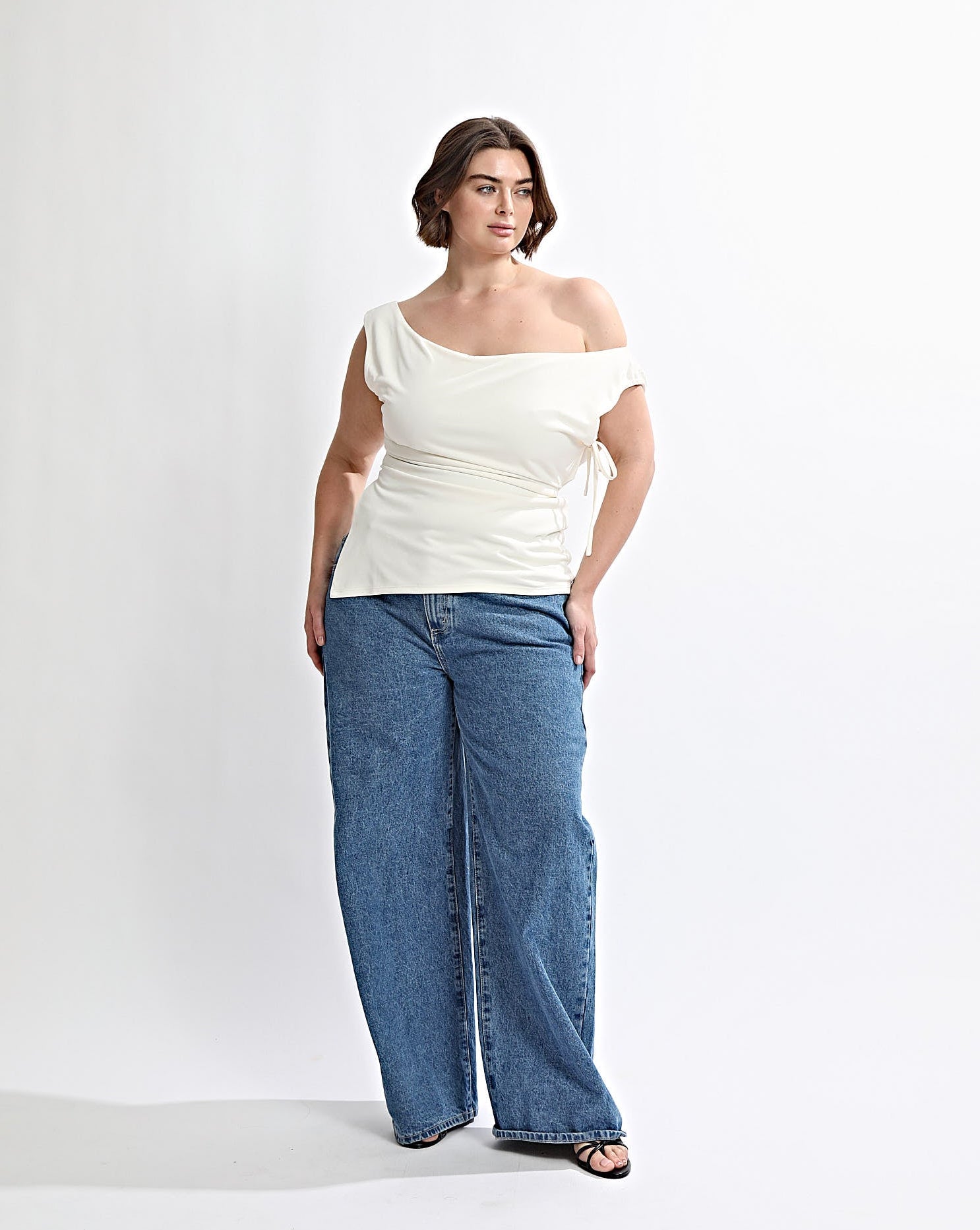 Lani Off Shoulder Top Off White