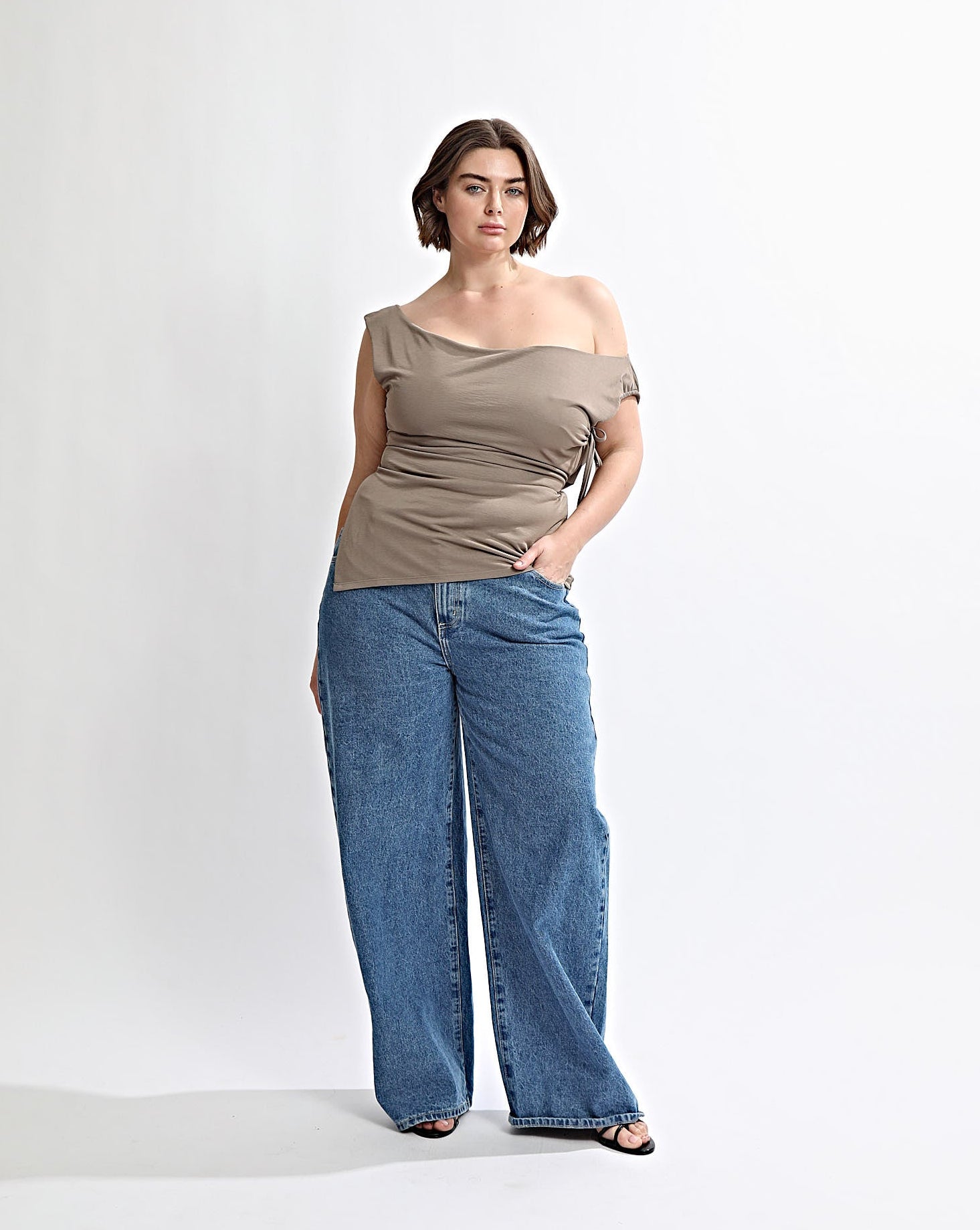 Lani Off Shoulder Top Stone