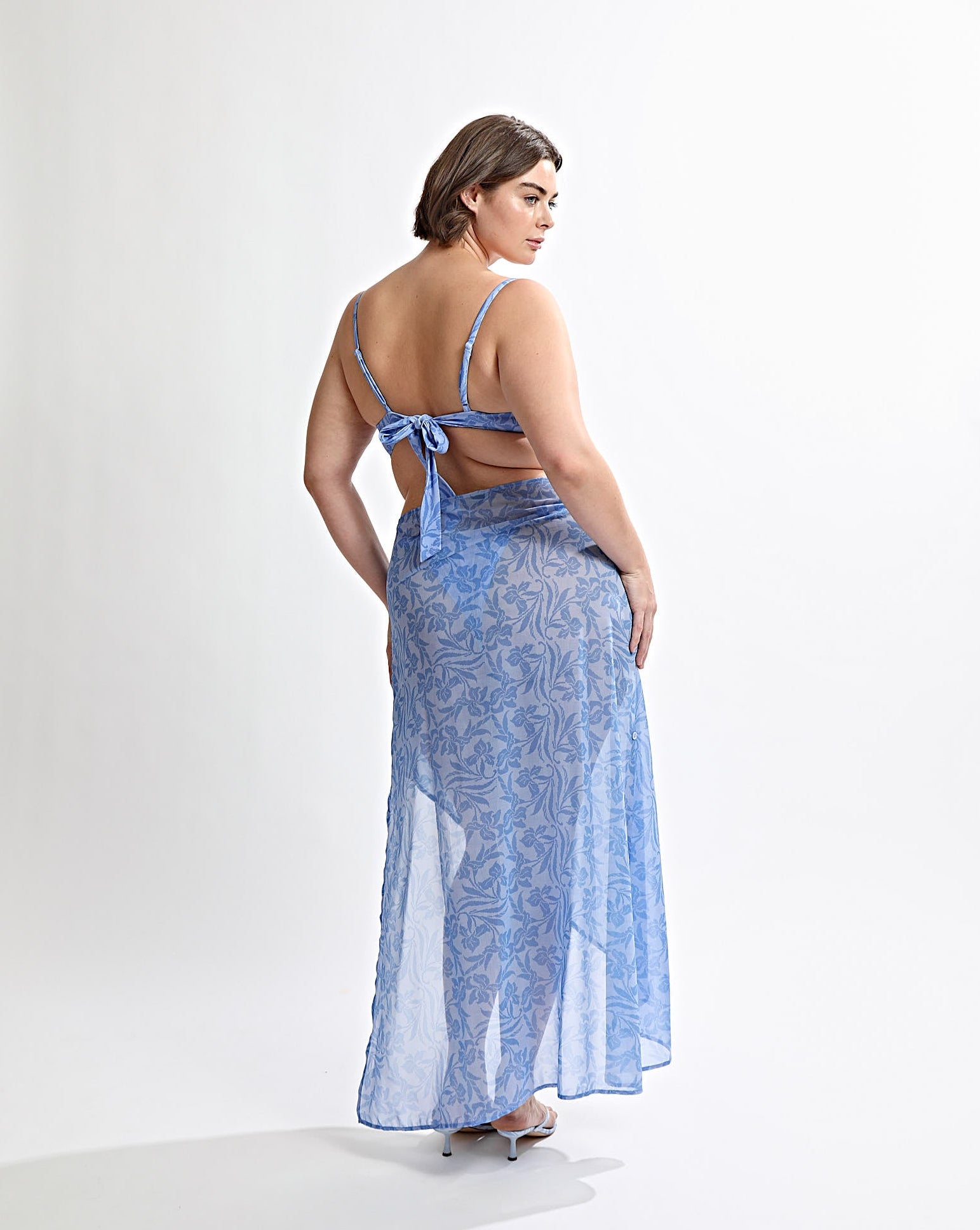 Adriana Sheer Skirt Azzure Sol