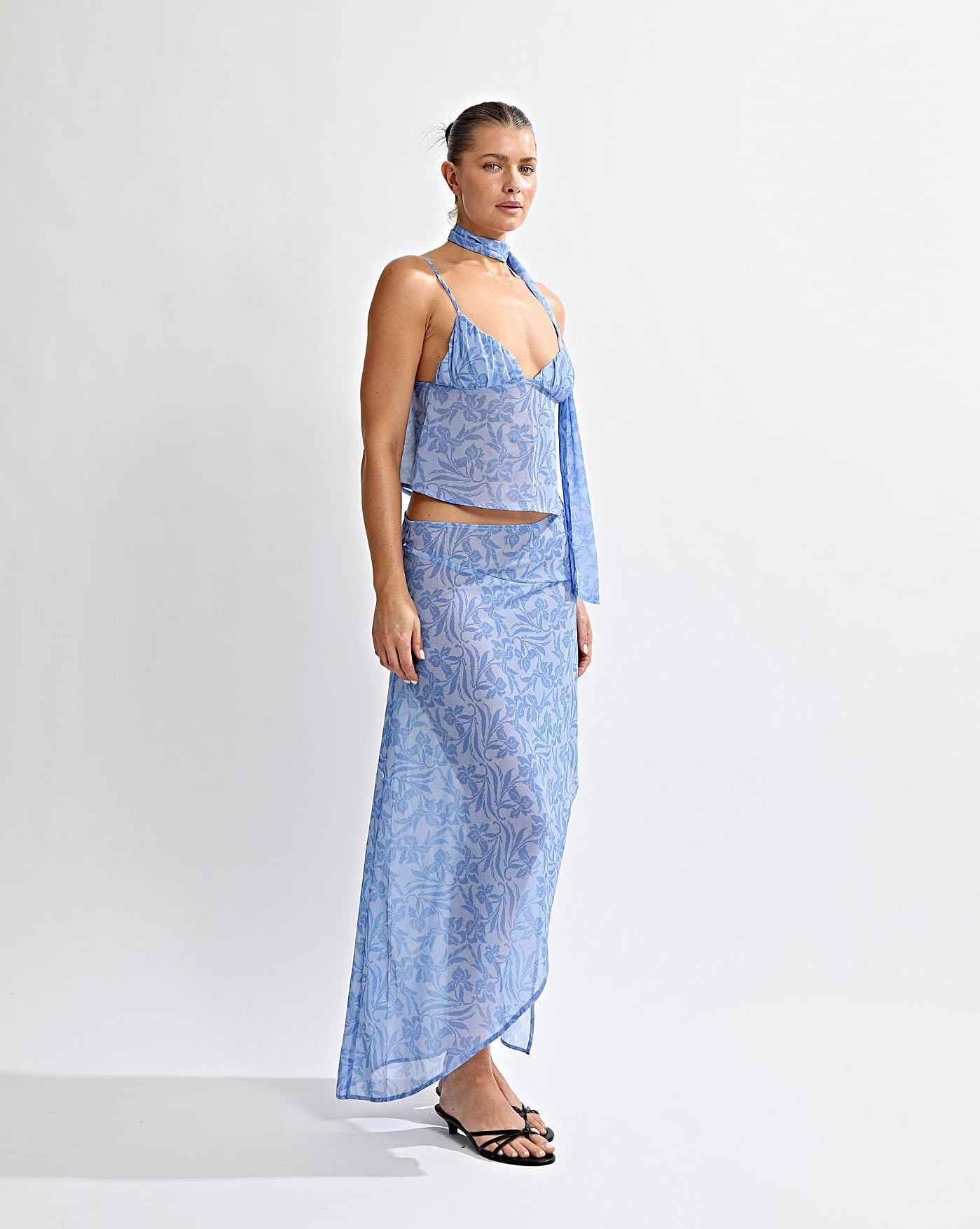 Adriana Sheer Skirt Azzure Sol