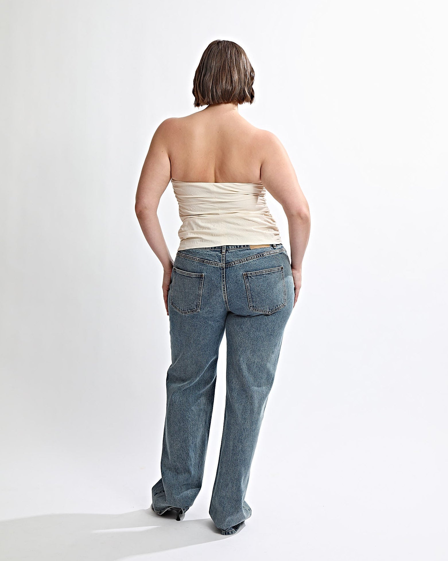 Heidi Strapless Top Cream