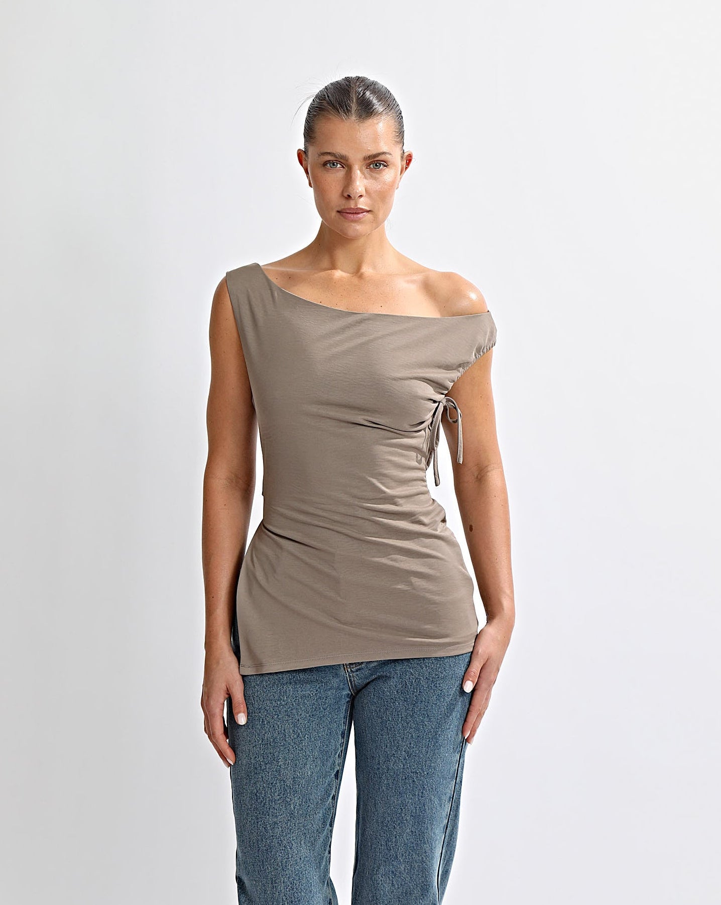 Lani Off Shoulder Top Stone