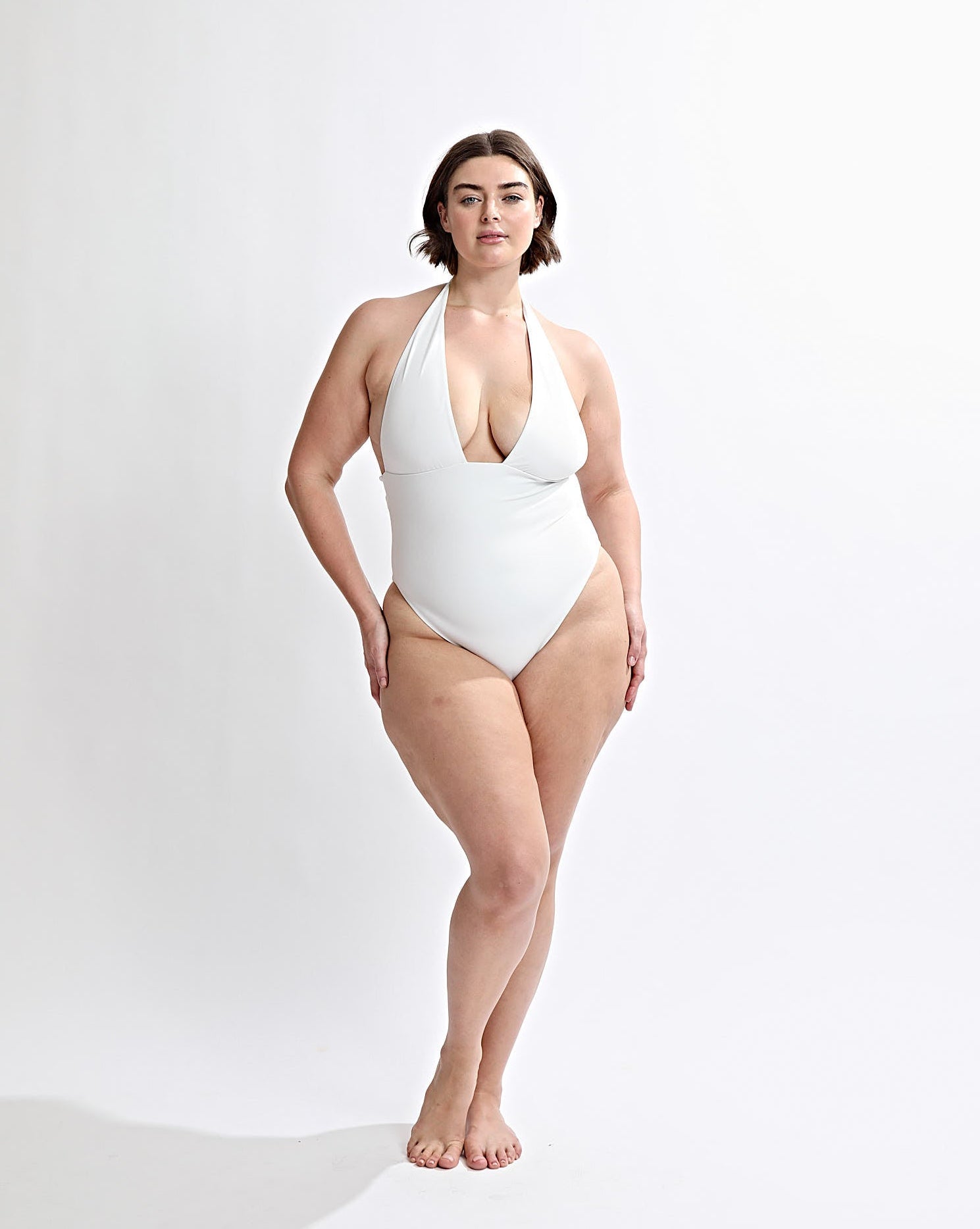 Cabo Halter One Piece Off White