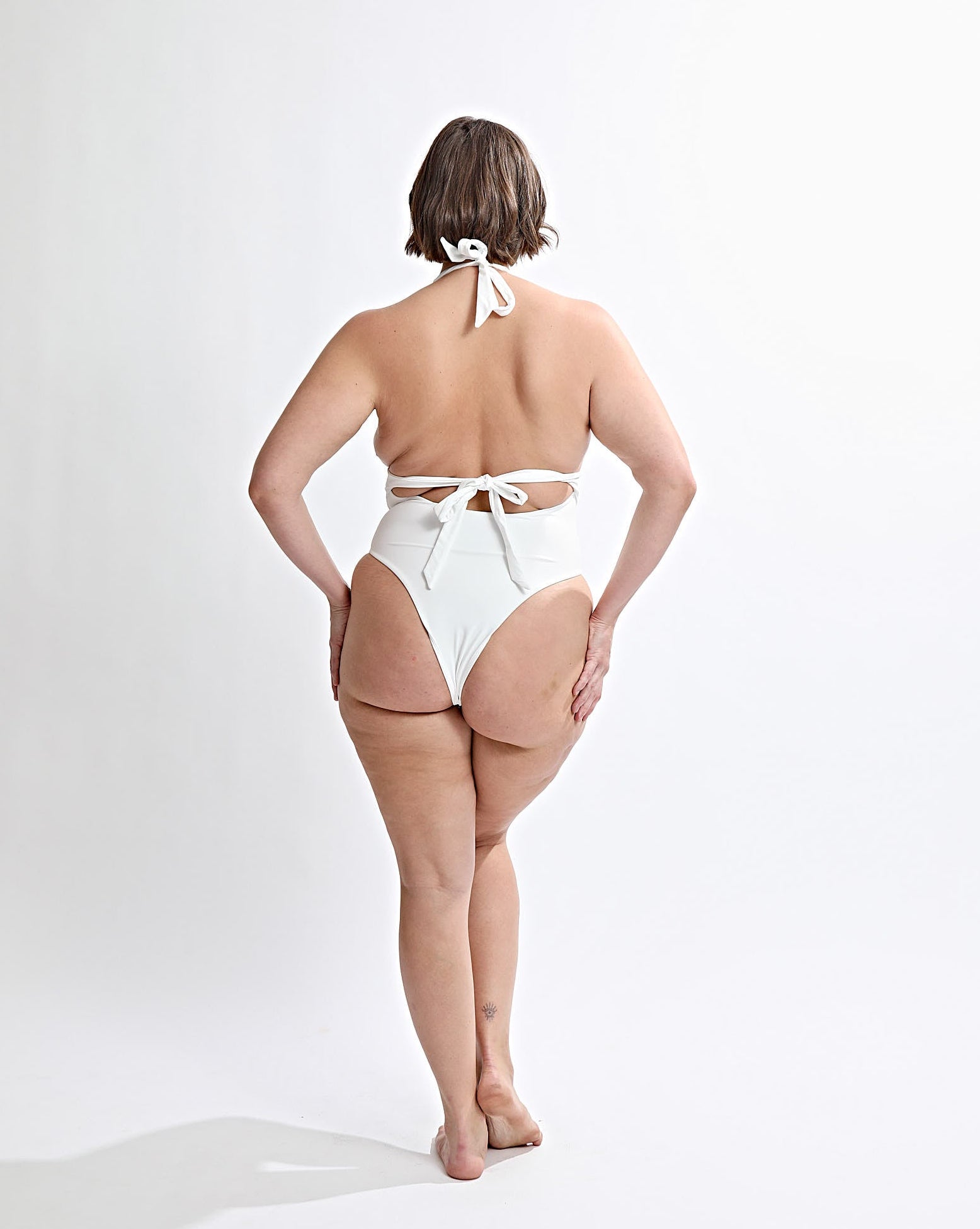 Cabo Halter One Piece Off White