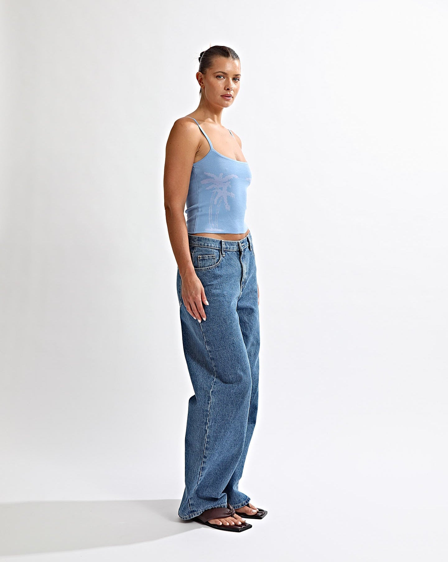 Cali Knit Tank Azzure