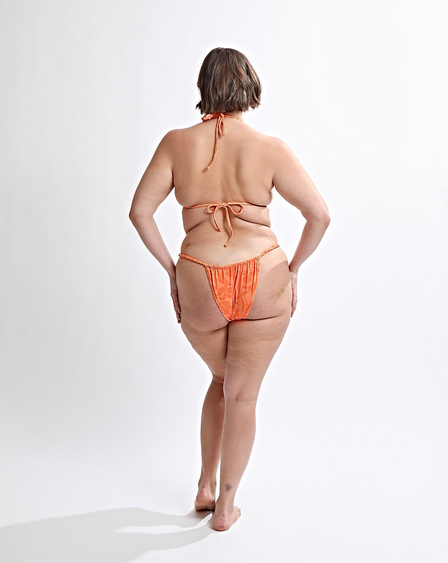 Nali Bikini Bottom Orange Sol