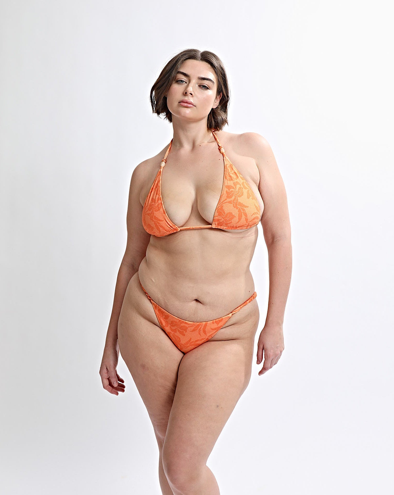 Nali Tri Bikini Top Orange Sol