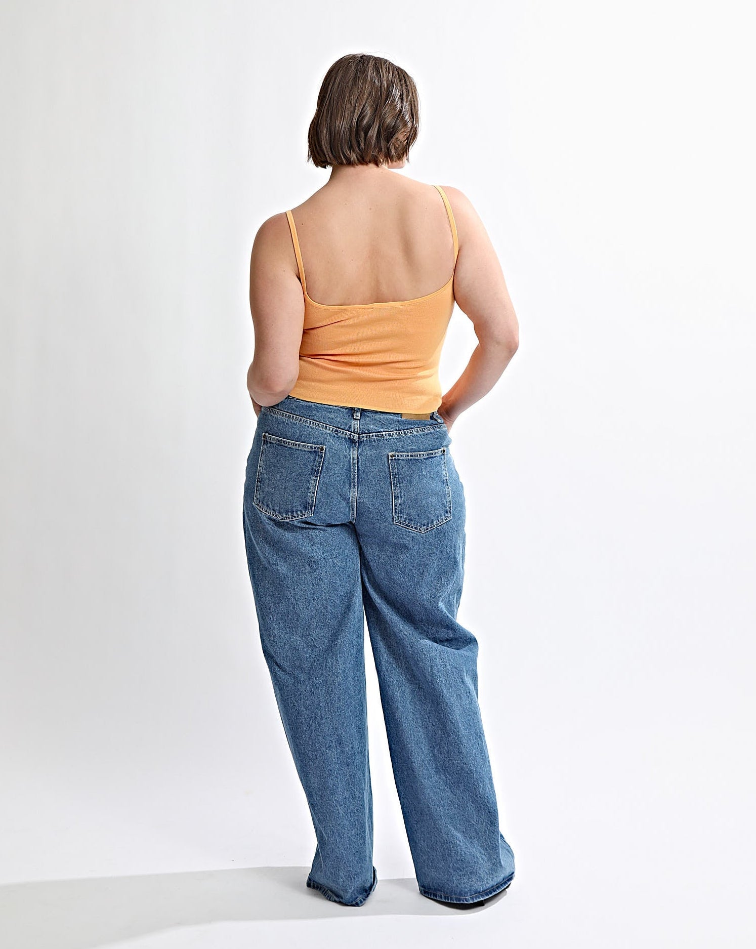 Cali Knit Tank Orange