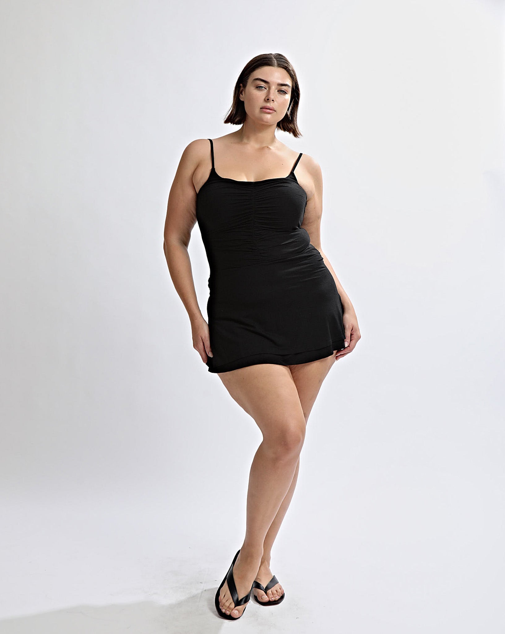 Sienna Mini Dress Black One Mile The Label Sienna Mini Dress Black One Mile The Label