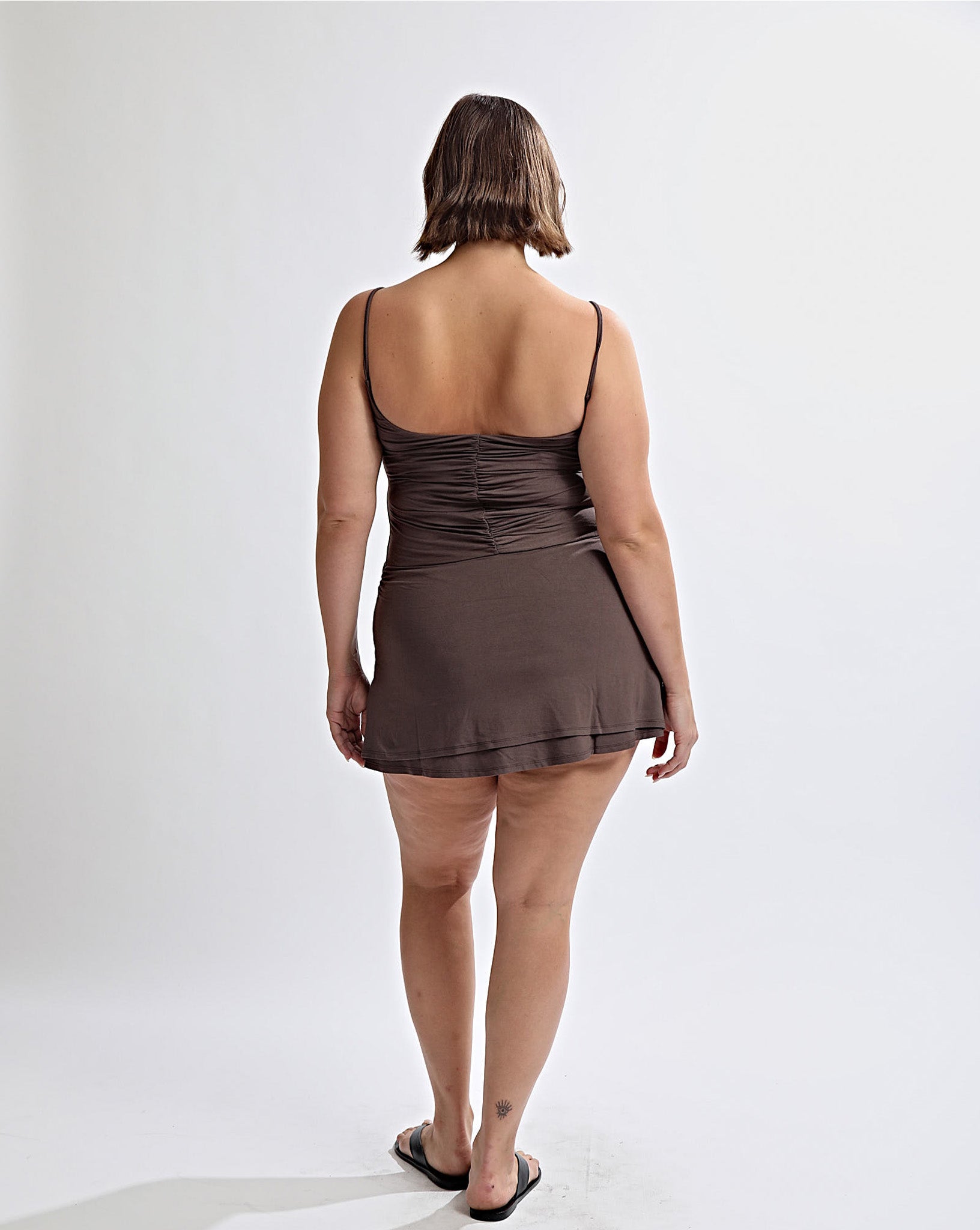 Sienna Mini Dress Cocoa