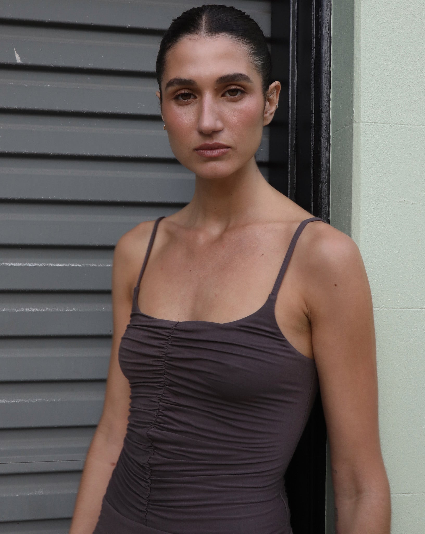 Sienna Mini Dress Cocoa