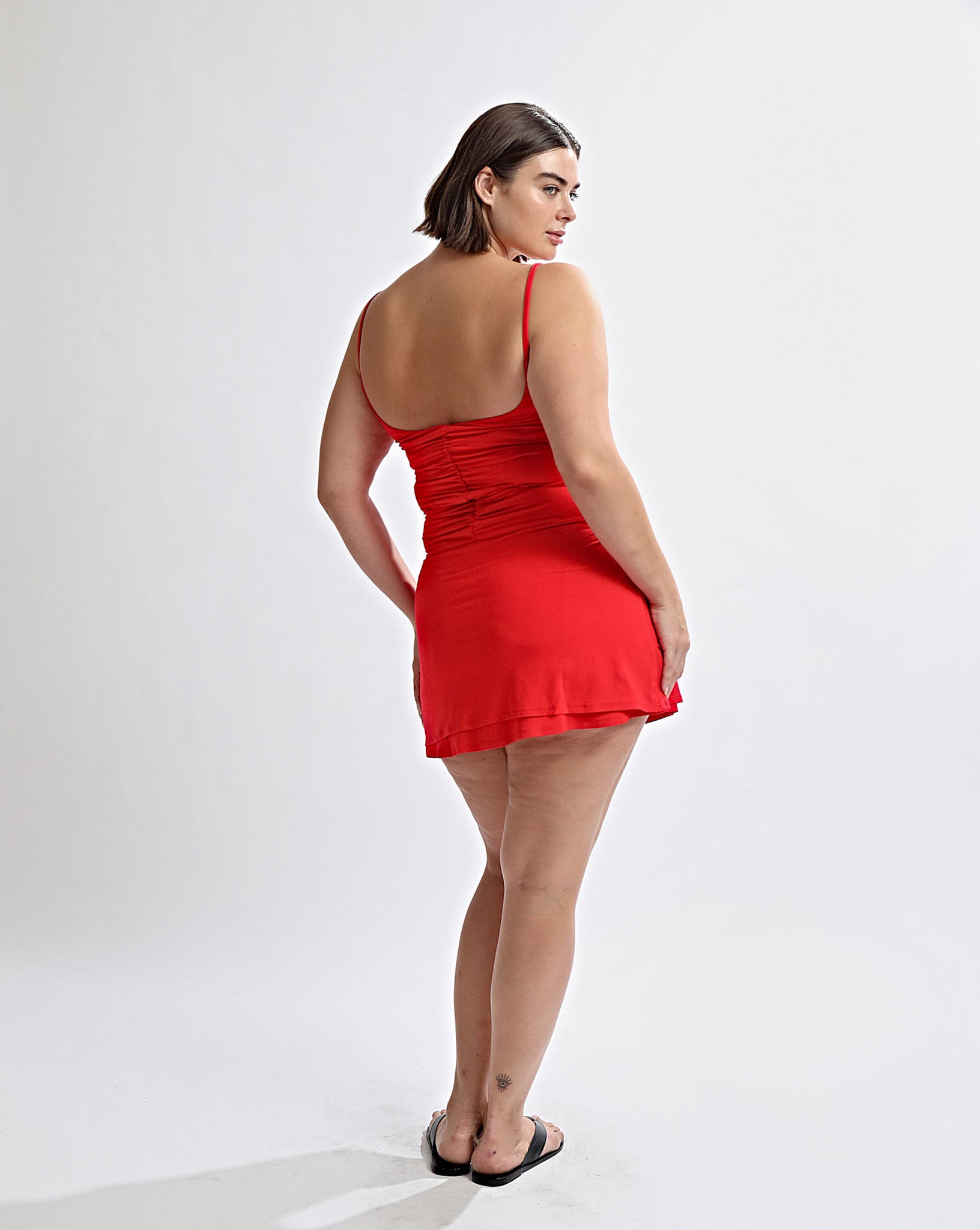Sienna Mini Dress Raspberry