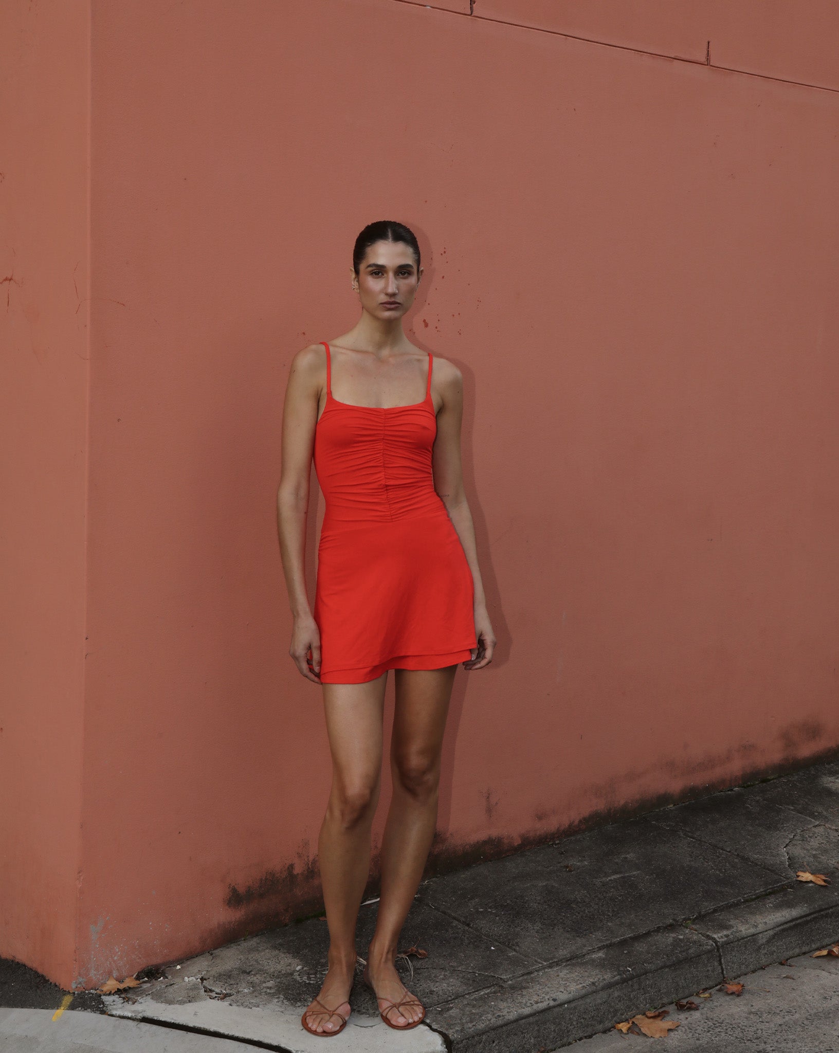 Sienna Mini Dress Raspberry