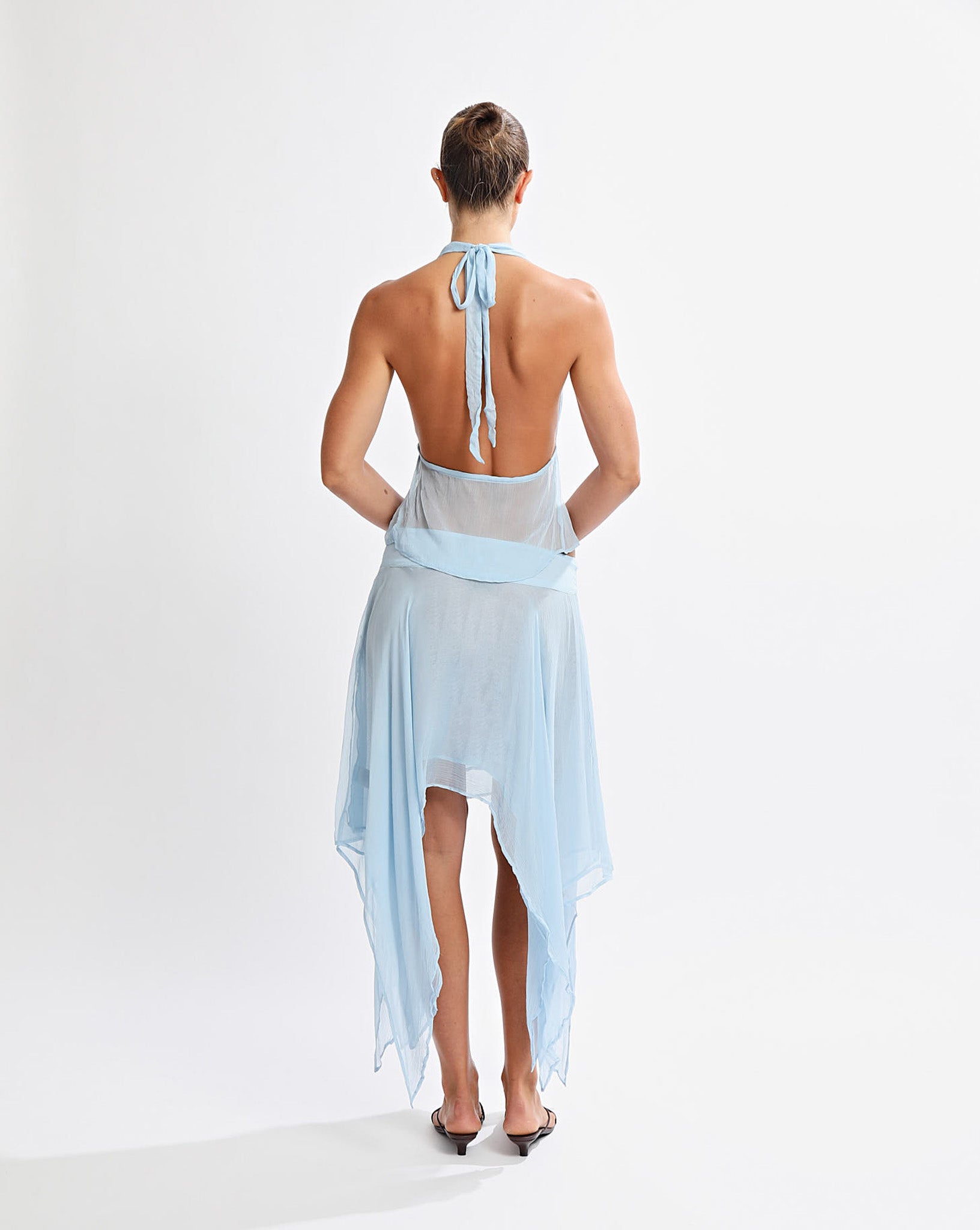 Suri Halter Top Light Blue