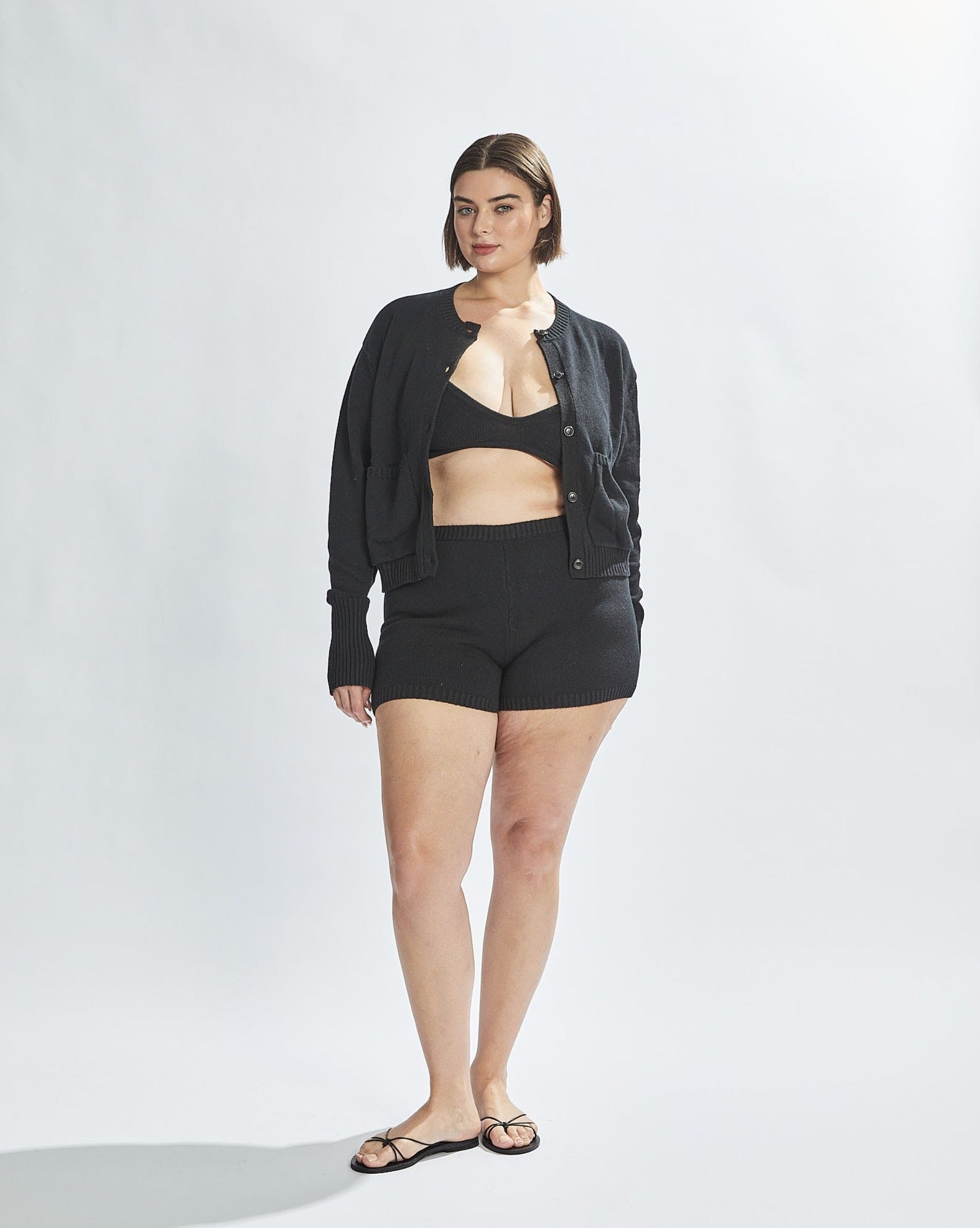 Drew Knit Shorts Black