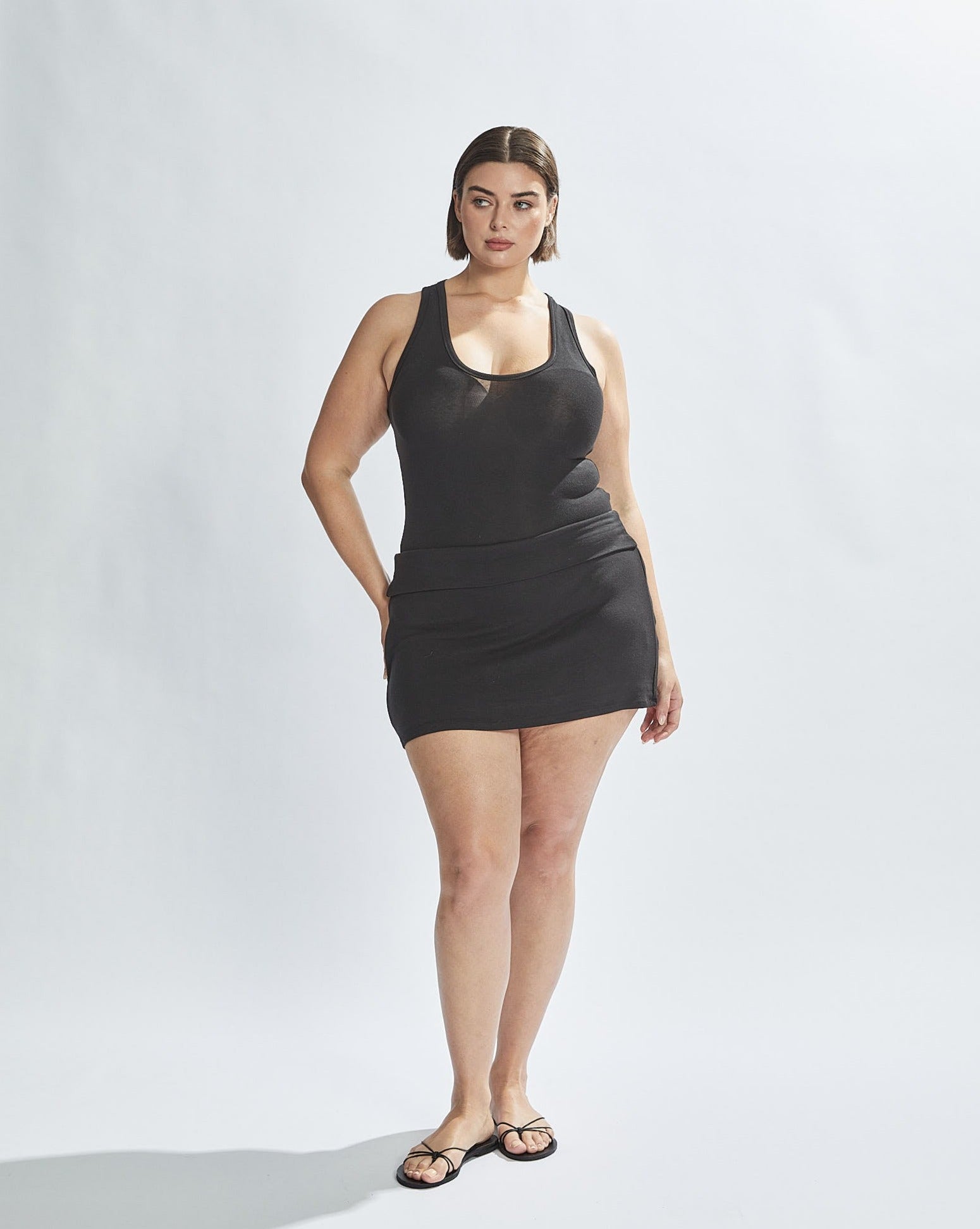 Sophia Mini Skirt Black