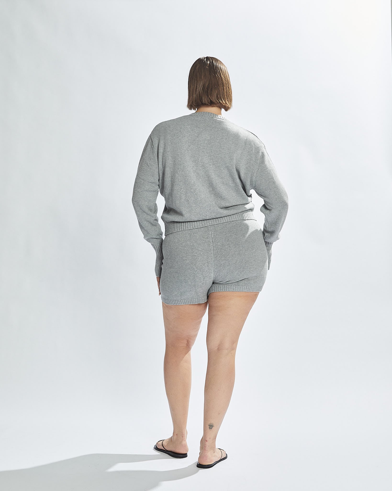 Drew Knit Cardigan Grey